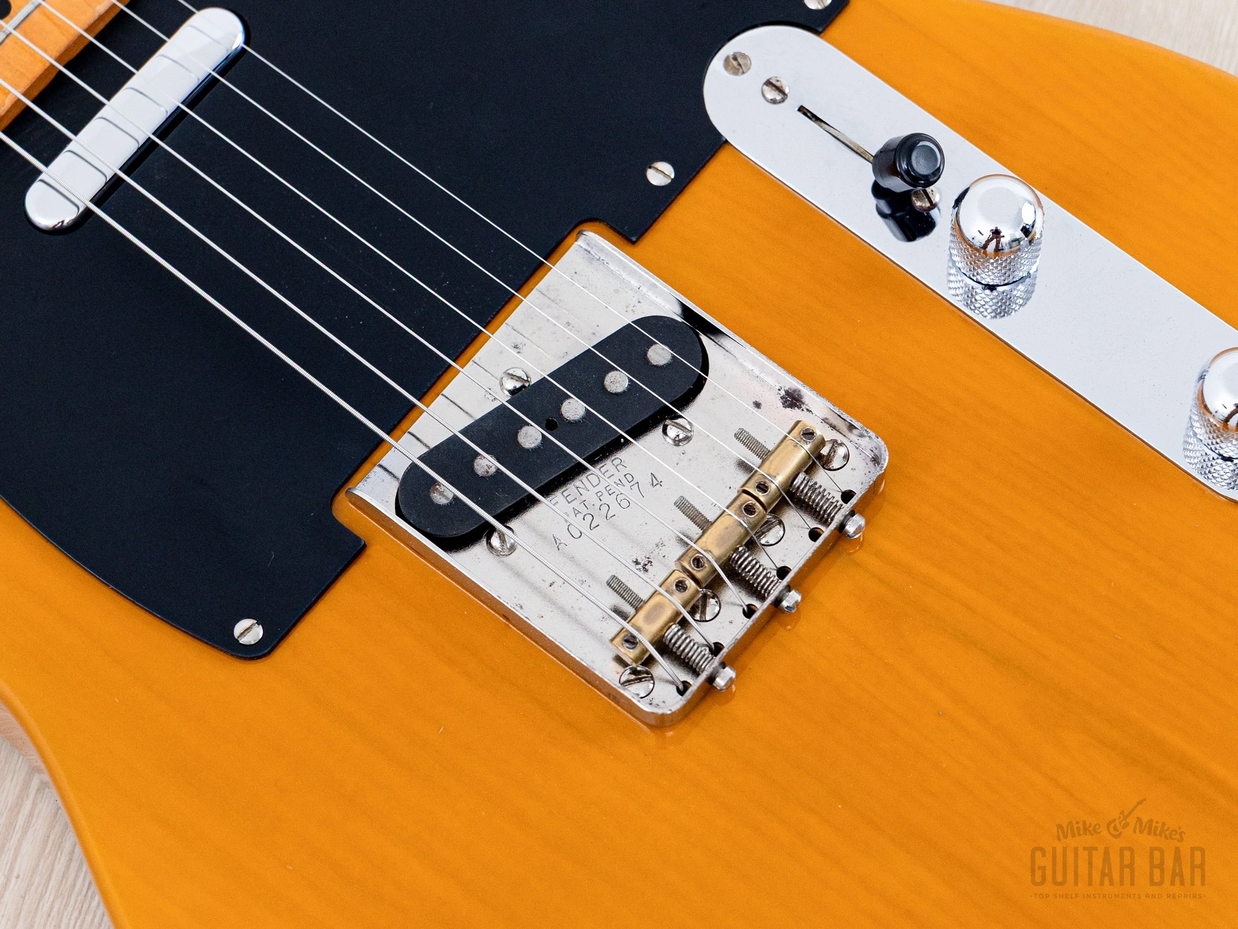 1986 Fender Telecaster ‘52 Vintage Reissue TL52-75 Butterscotch A-serial, Japan MIJ Fujigen - Image 8