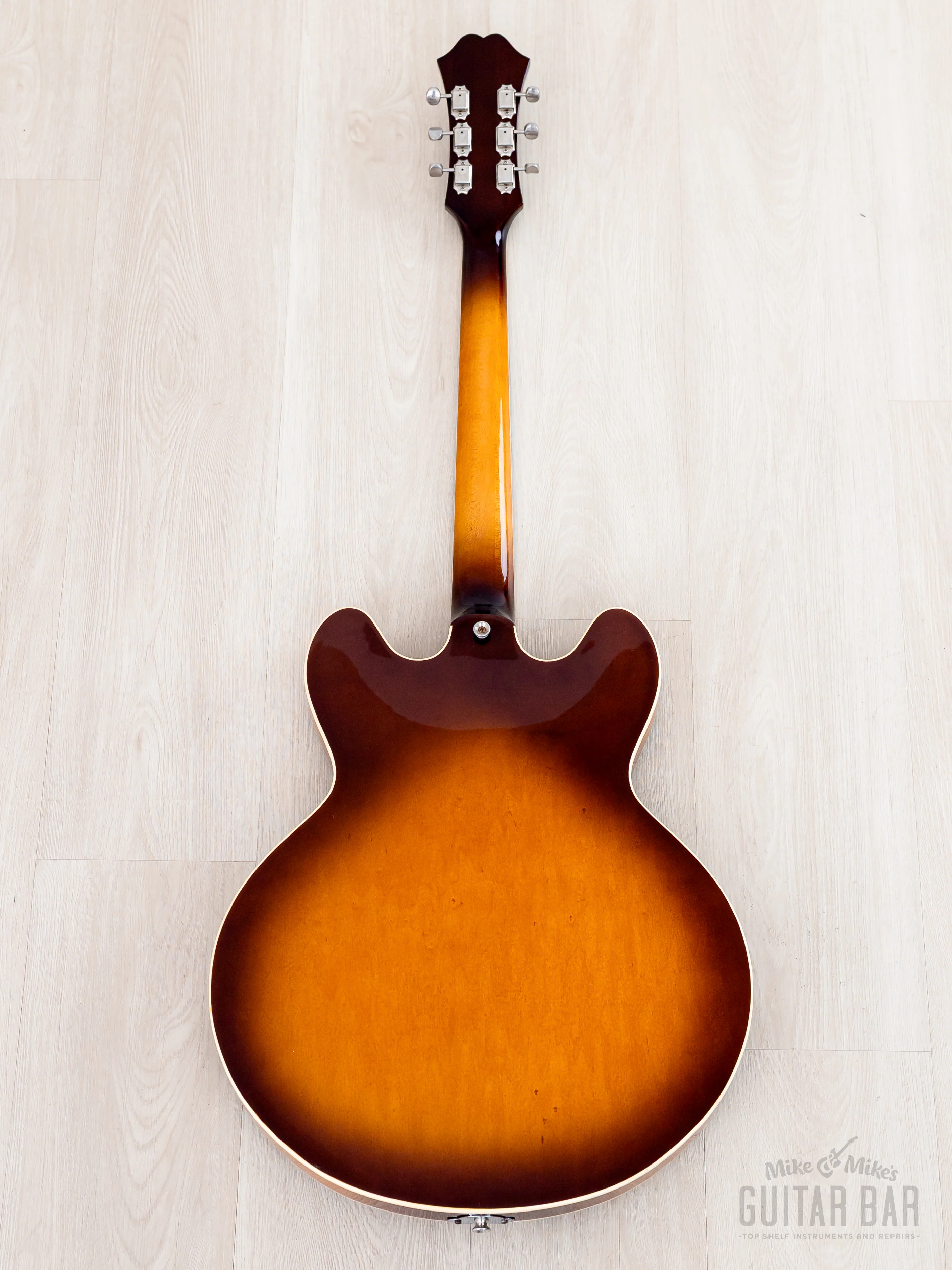 1987 Epiphone Casino Vintage Guitar Violin Sunburst Pre-Elitist, Near-Mint w/ Case, Japan Terada - Image 3