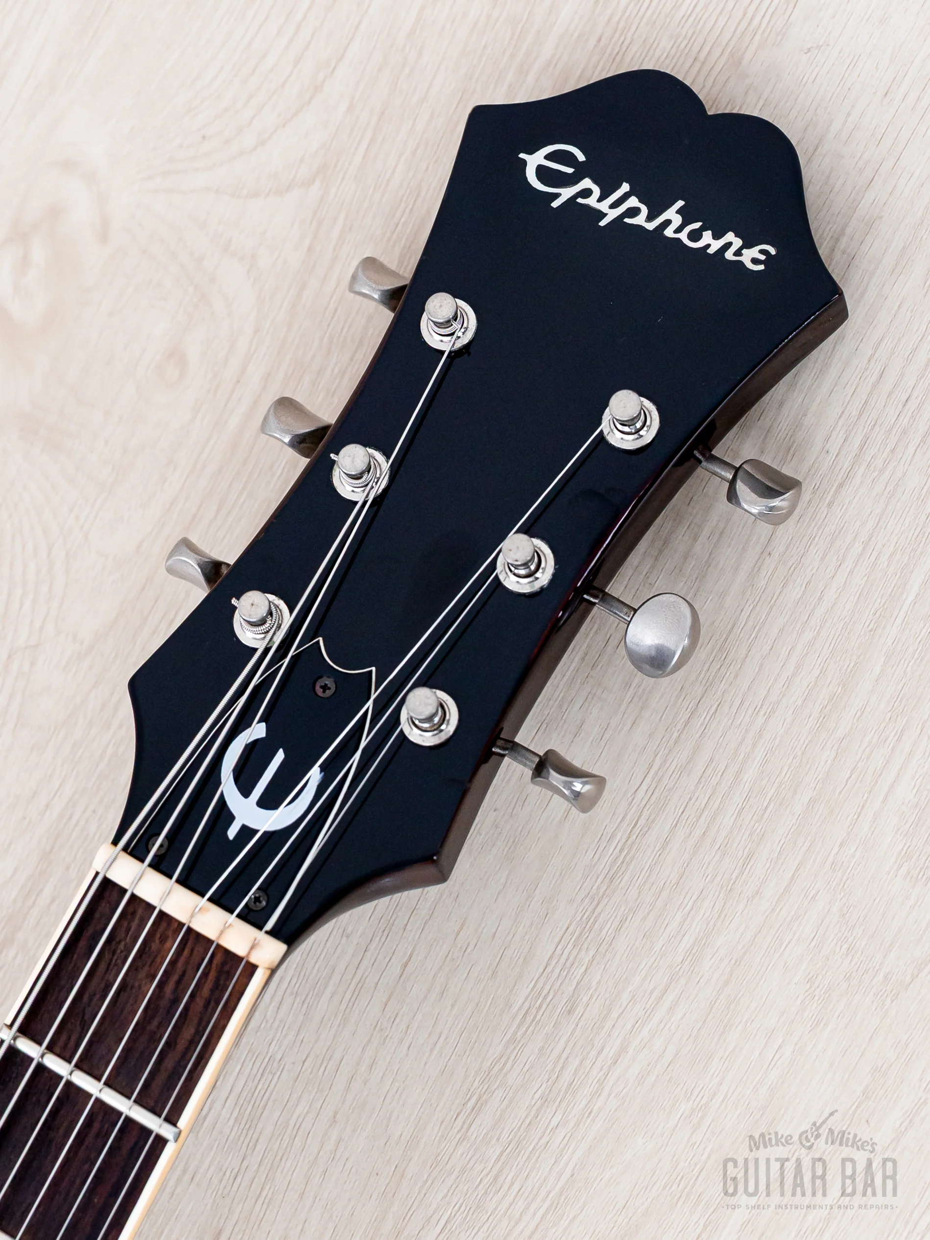 1987 Epiphone Casino Vintage Guitar Violin Sunburst Pre-Elitist, Near-Mint w/ Case, Japan Terada - Image 4