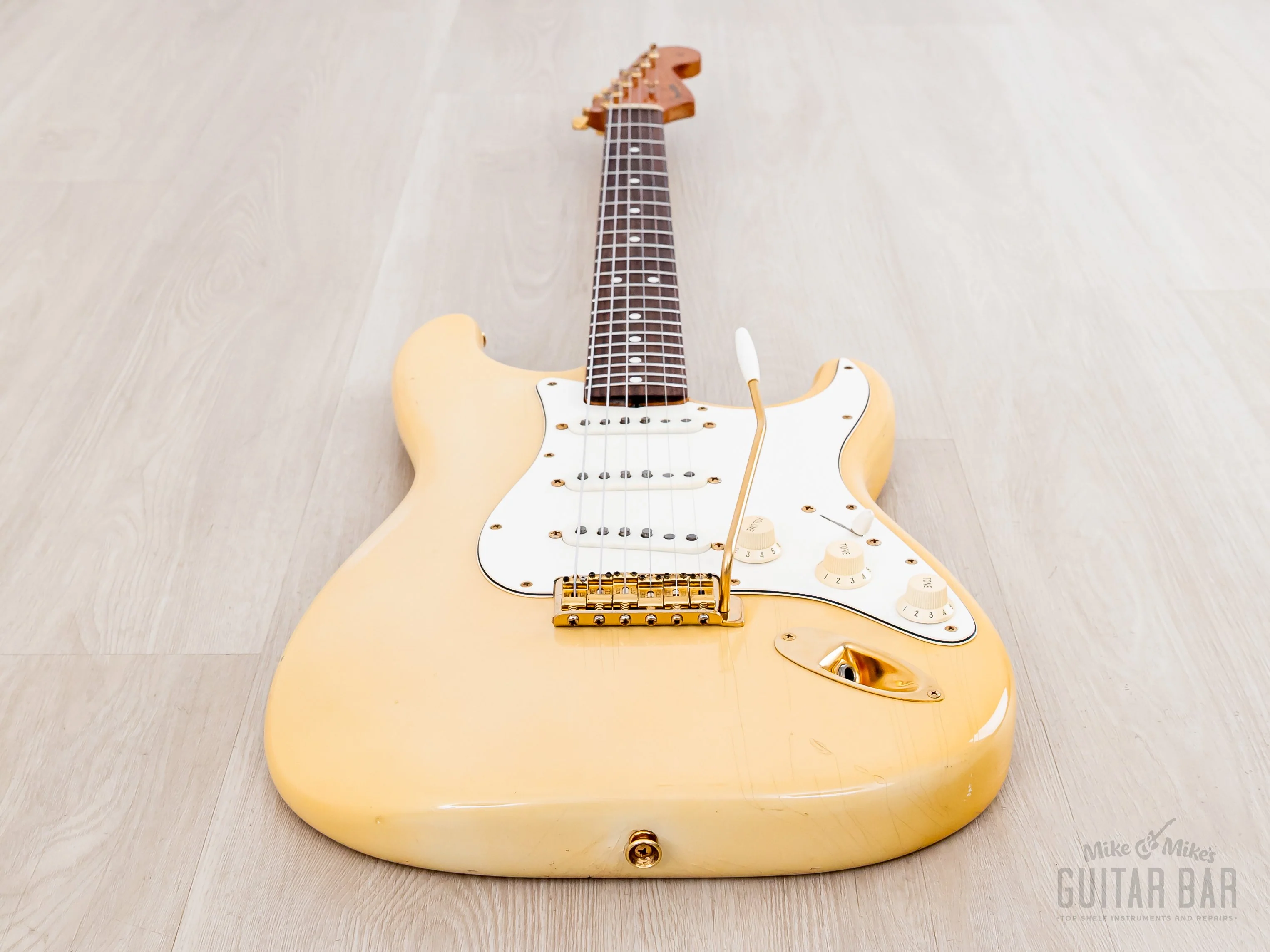 1987 Fender Custom Shop American Vintage '62 Stratocaster Blonde Mary Kaye w/ Gold Hardware, Case - Image 11