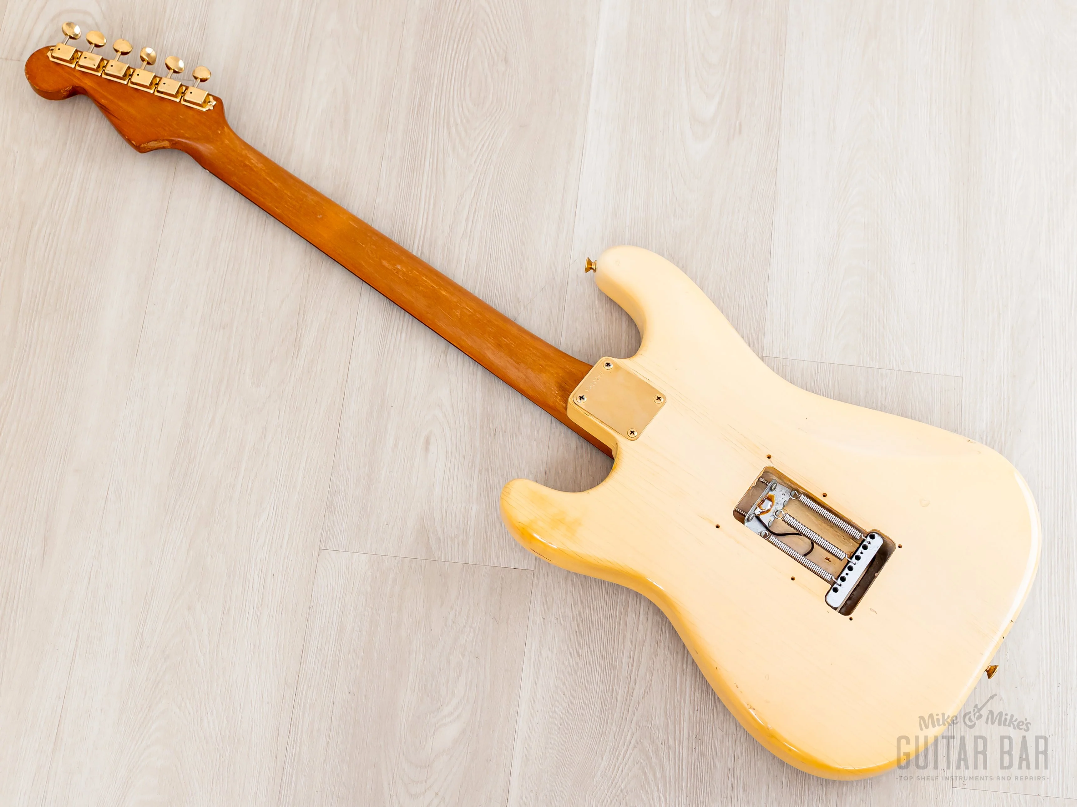 1987 Fender Custom Shop American Vintage '62 Stratocaster Blonde Mary Kaye w/ Gold Hardware, Case - Image 13