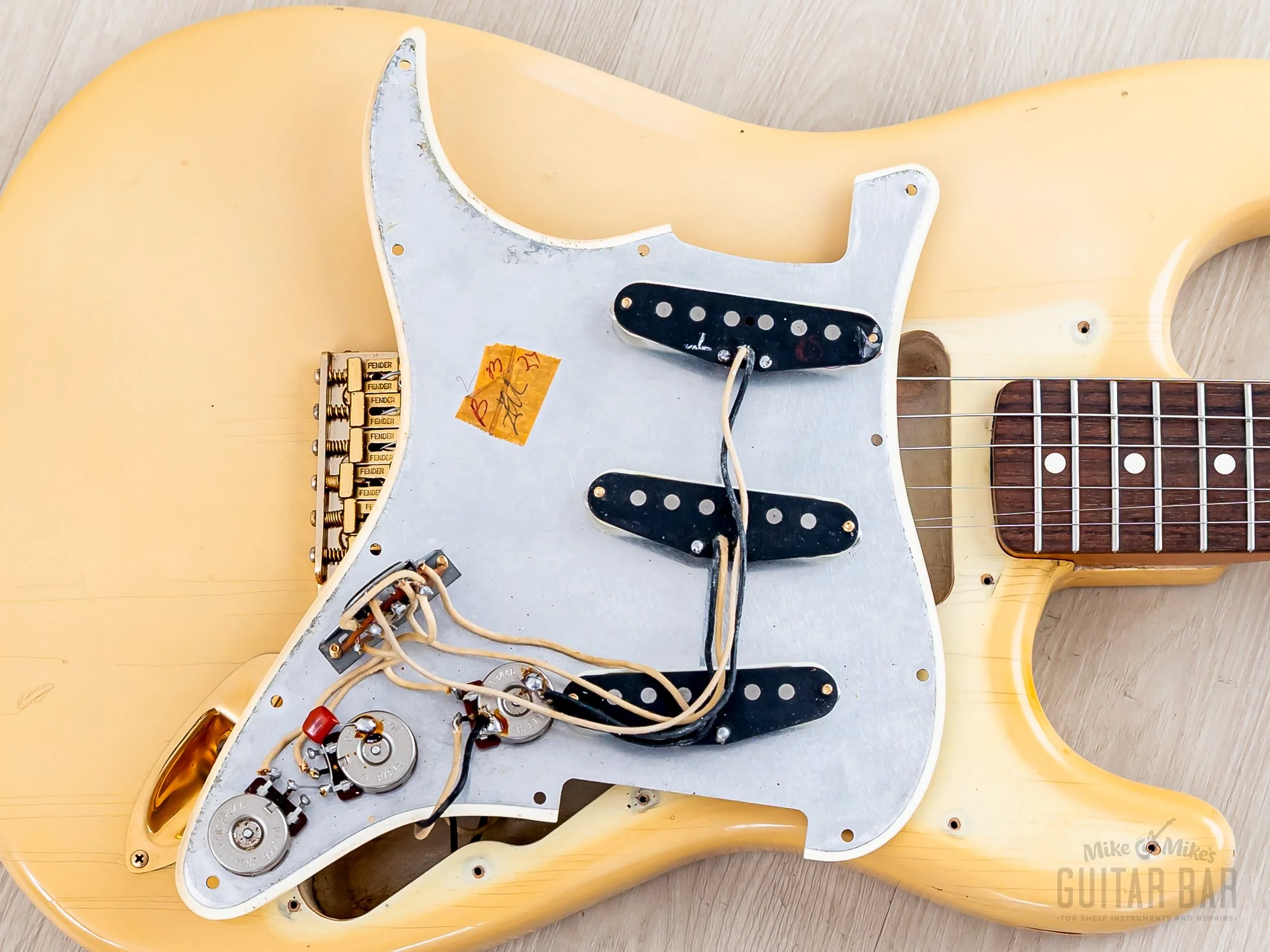 1987 Fender Custom Shop American Vintage '62 Stratocaster Blonde Mary Kaye w/ Gold Hardware, Case - Image 20