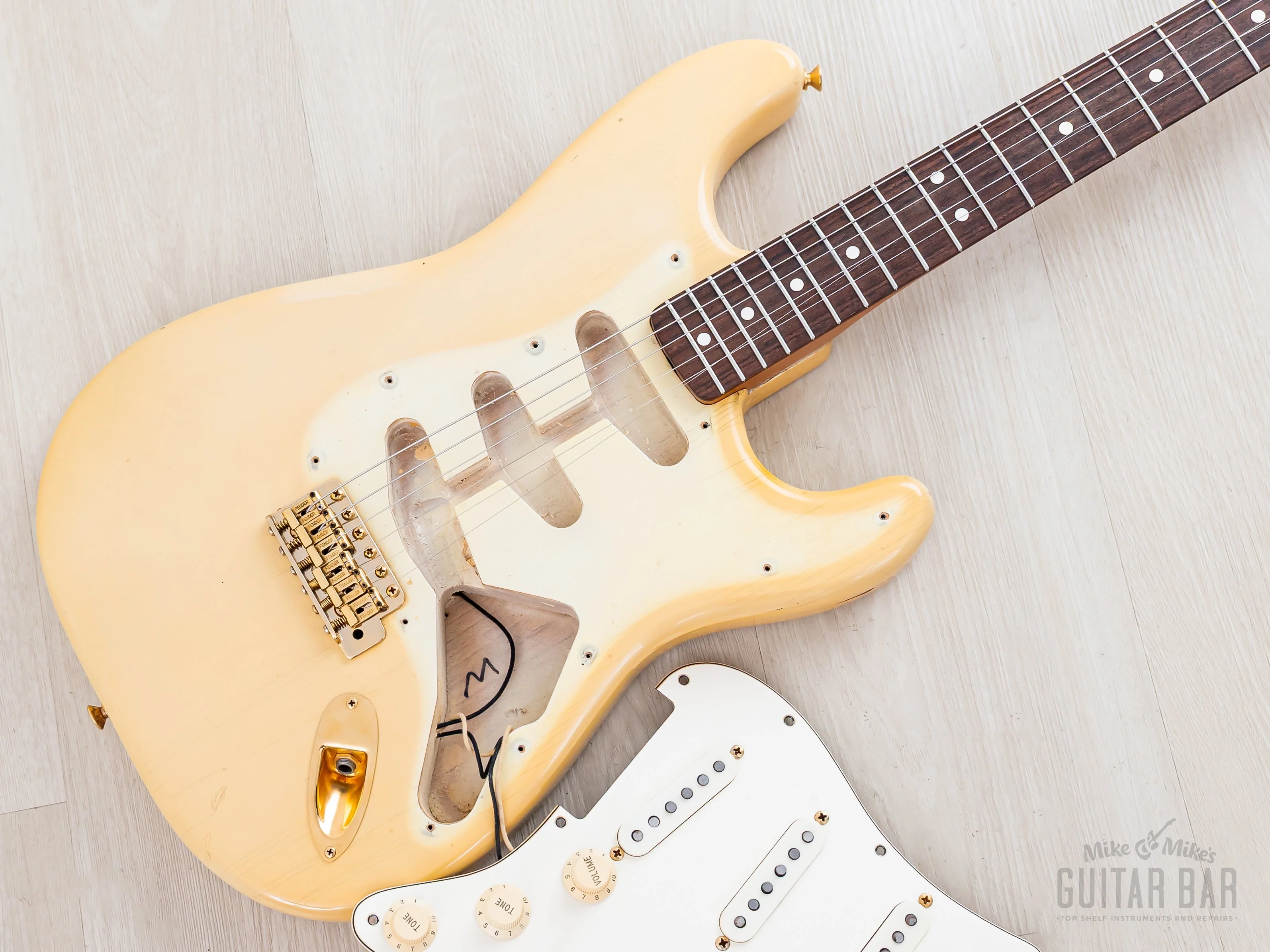 1987 Fender Custom Shop American Vintage '62 Stratocaster Blonde Mary Kaye w/ Gold Hardware, Case - Image 22