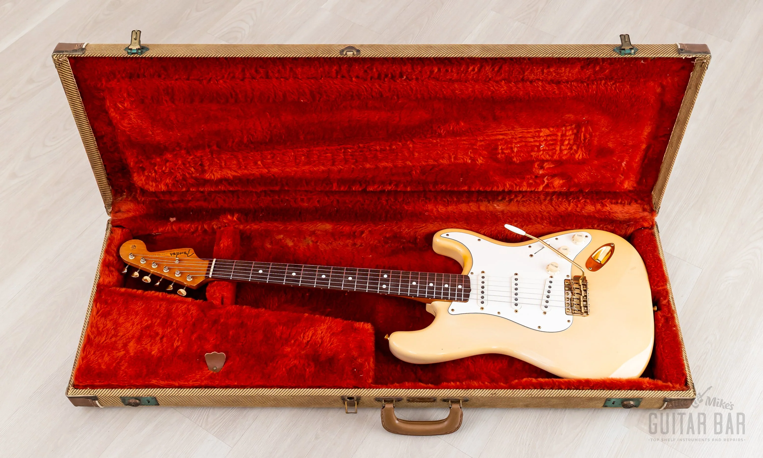 1987 Fender Custom Shop American Vintage '62 Stratocaster Blonde Mary Kaye w/ Gold Hardware, Case - Image 23