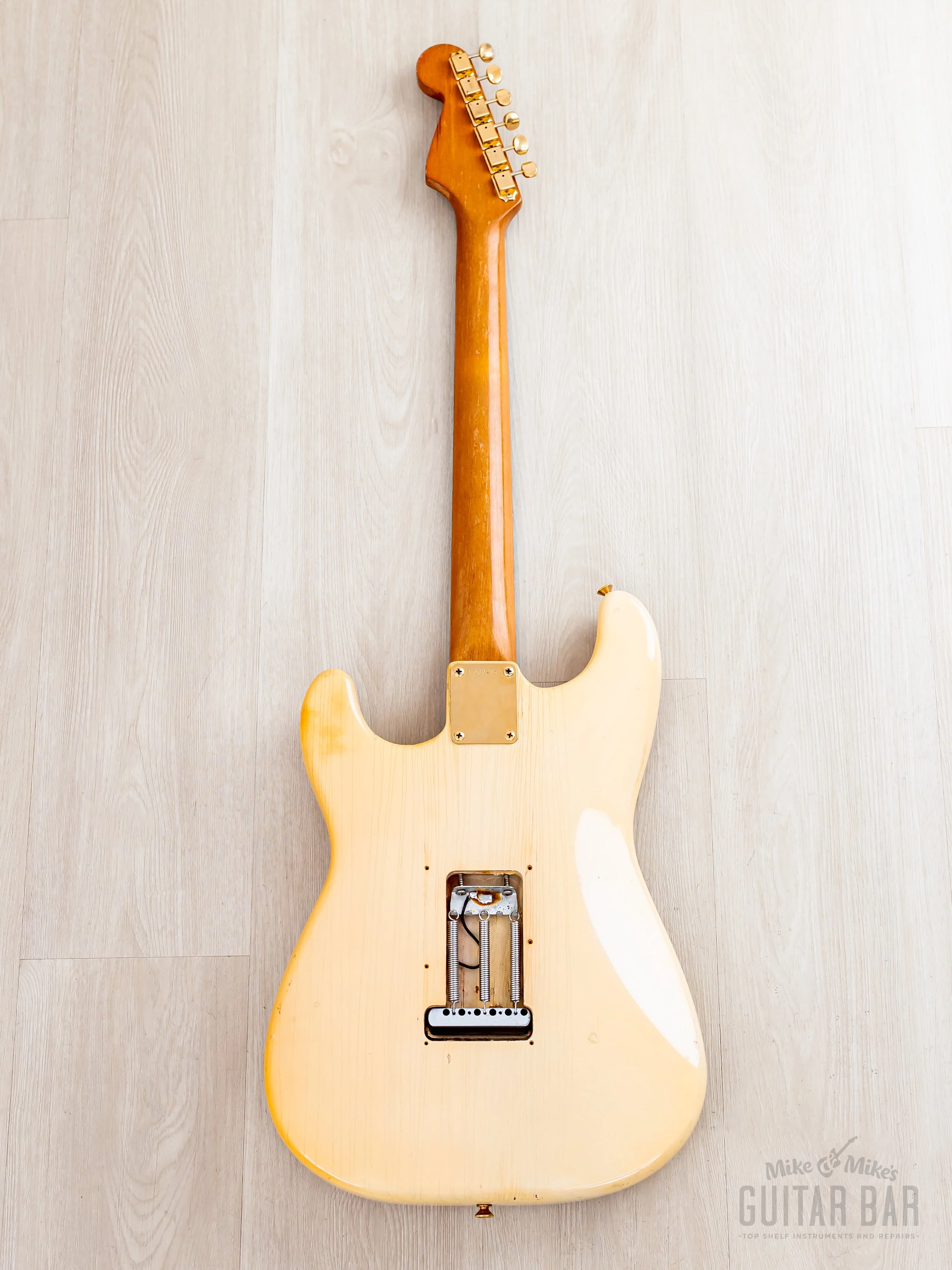 1987 Fender Custom Shop American Vintage '62 Stratocaster Blonde Mary Kaye w/ Gold Hardware, Case - Image 3