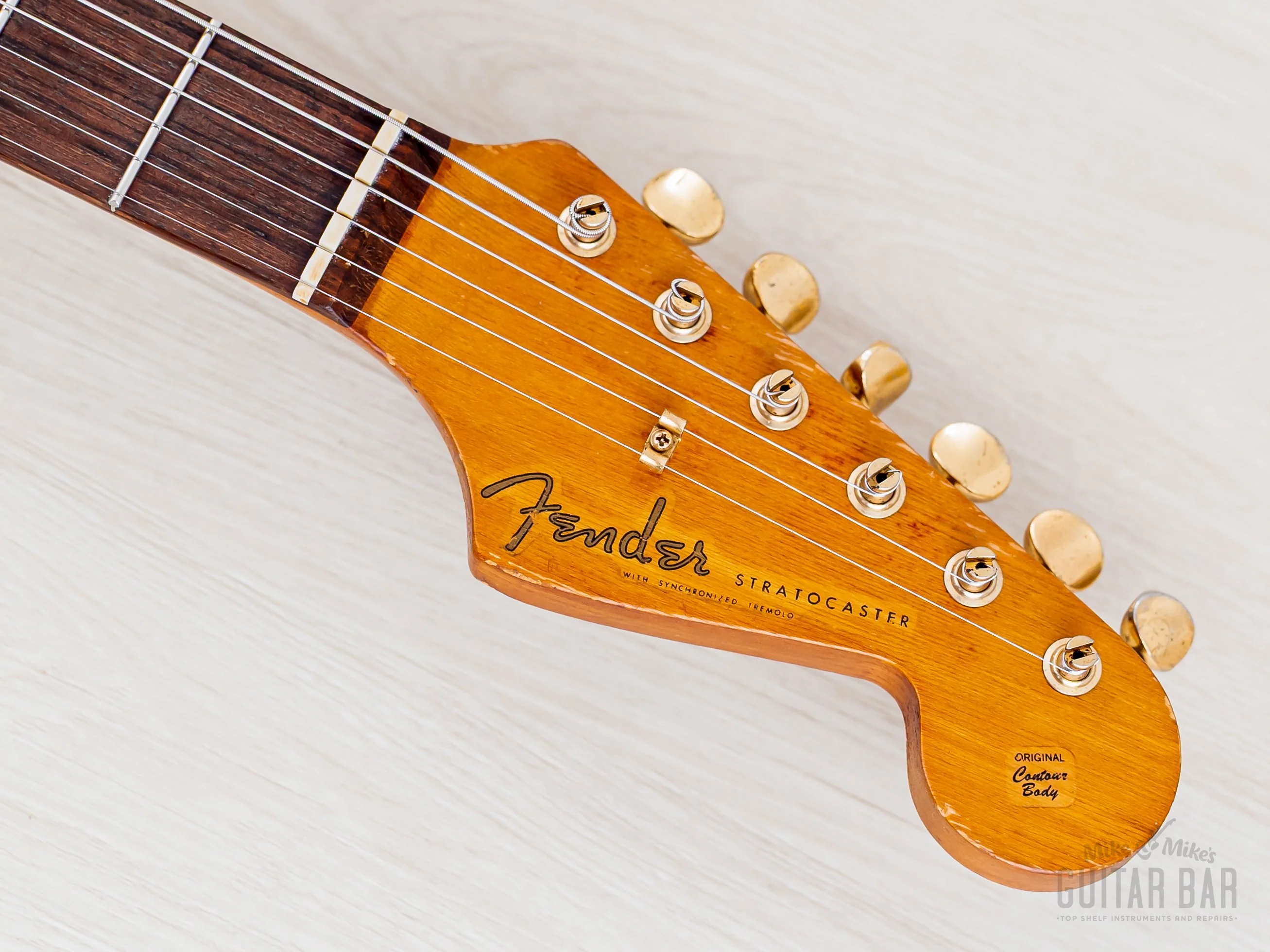 1987 Fender Custom Shop American Vintage '62 Stratocaster Blonde Mary Kaye w/ Gold Hardware, Case - Image 4