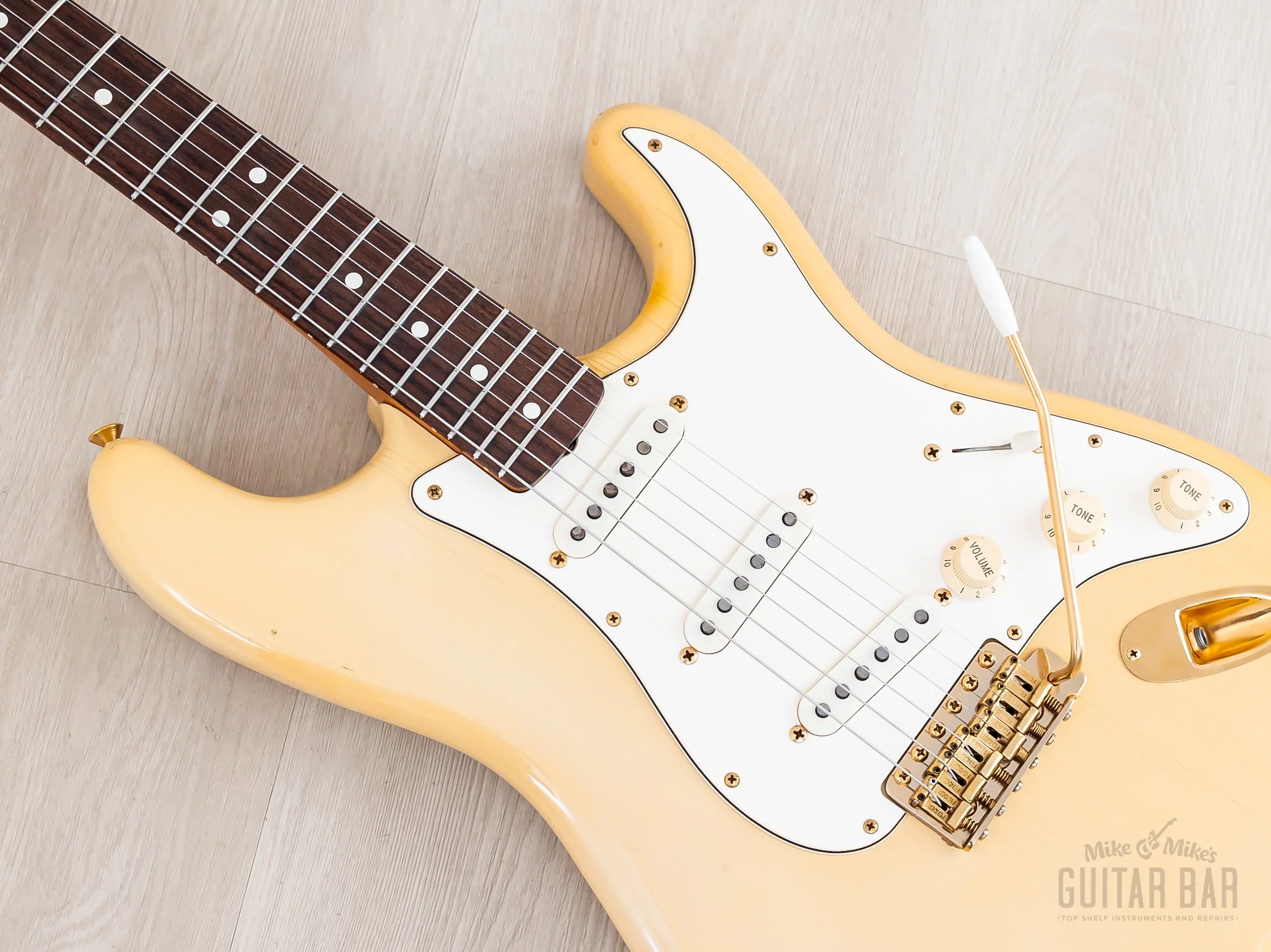 1987 Fender Custom Shop American Vintage '62 Stratocaster Blonde Mary Kaye w/ Gold Hardware, Case - Image 7