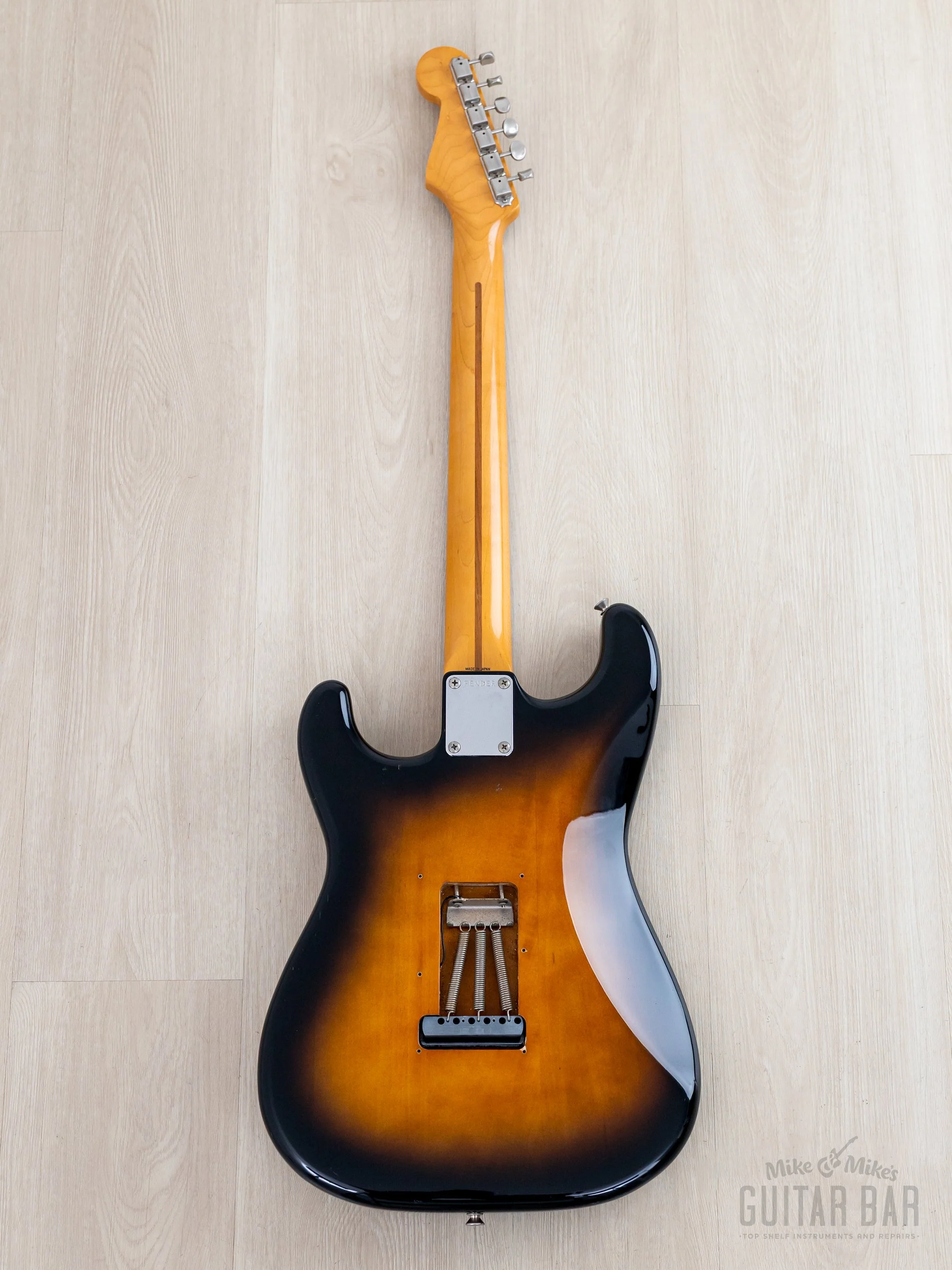 1987 Fender Stratocaster ‘57 Vintage Reissue ST57-55 Sunburst 100% Original w/ Case, Japan MIJ Fujigen - Image 3