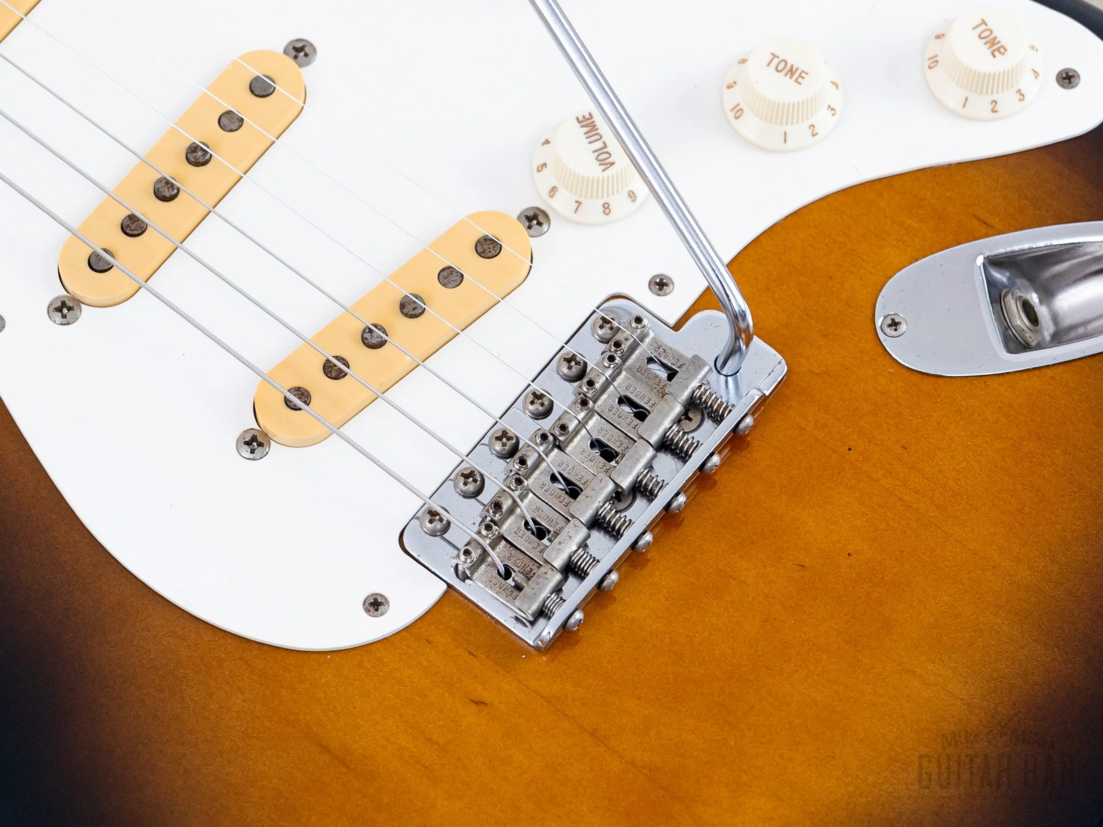1987 Fender Stratocaster ‘57 Vintage Reissue ST57-55 Sunburst 100% Original w/ Case, Japan MIJ Fujigen - Image 7