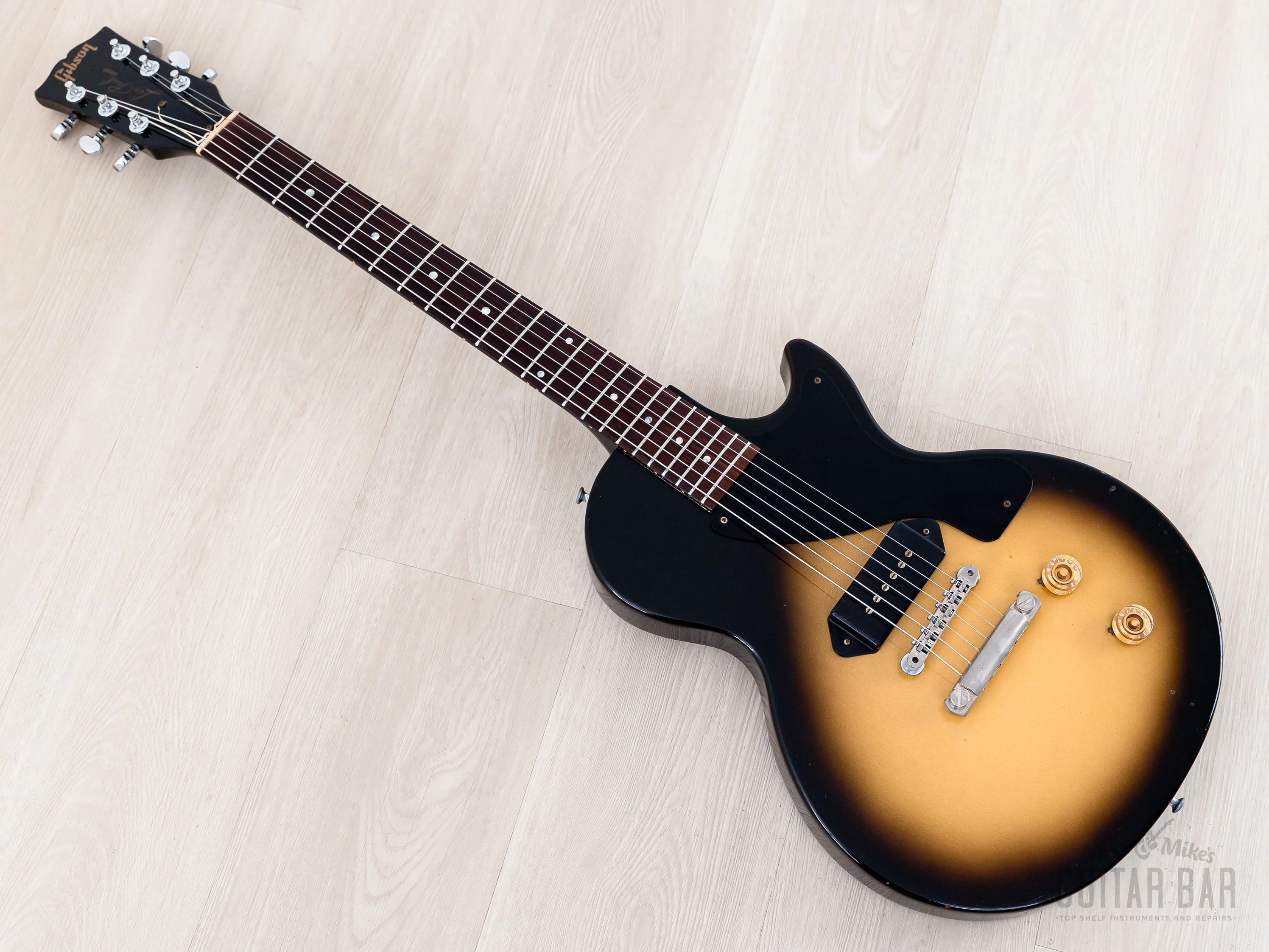 1987 Gibson Les Paul Junior Tobacco Sunburst, 100% Original w/ Case - Image 11