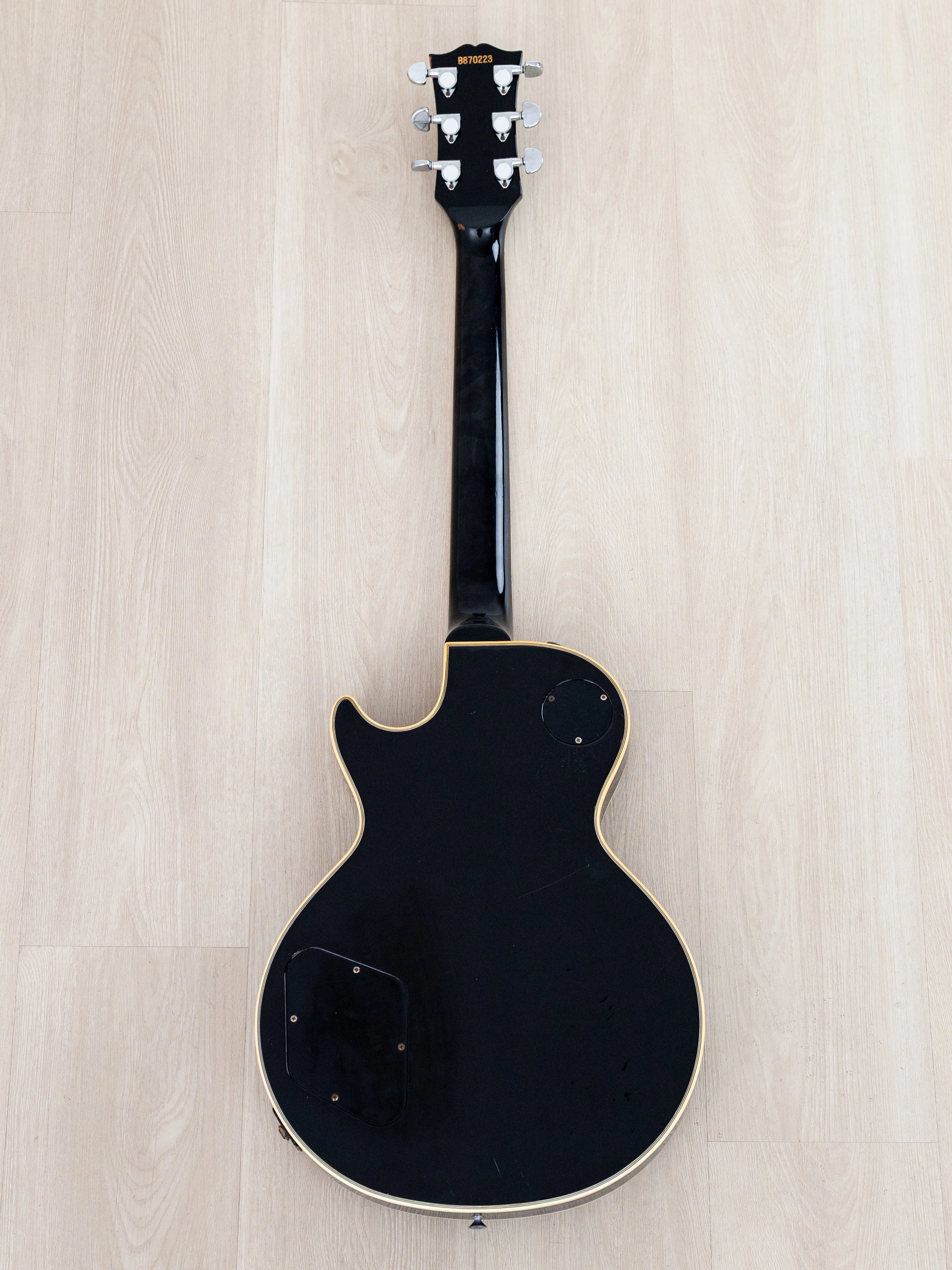 1987 Greco JS60 John Sykes Black Beauty Vintage Guitar, Japan Fujigen - Image 3