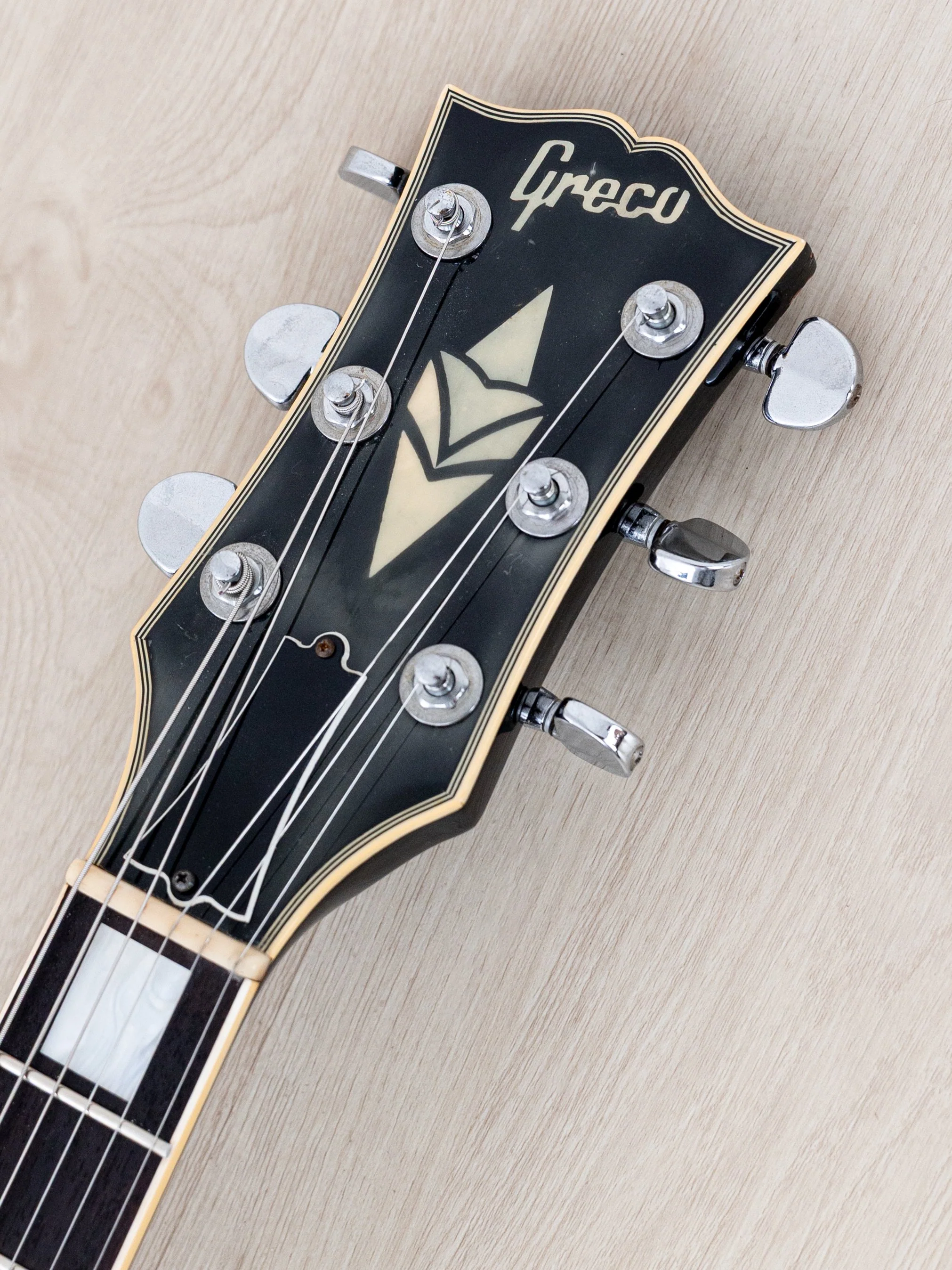 1987 Greco JS60 John Sykes Black Beauty Vintage Guitar, Japan Fujigen - Image 4