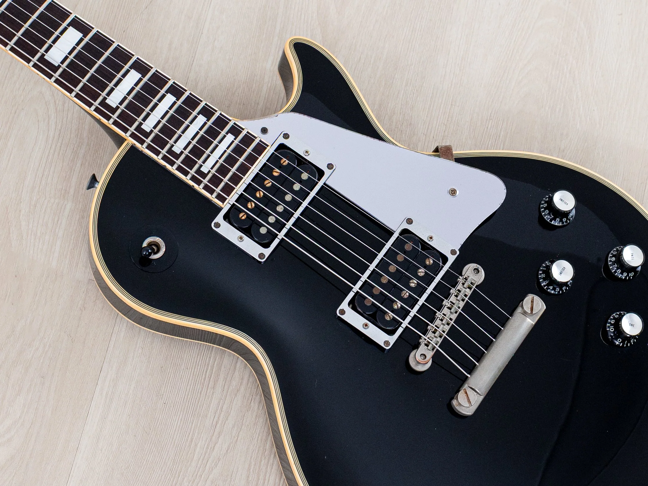 1987 Greco JS60 John Sykes Black Beauty Vintage Guitar, Japan Fujigen - Image 7