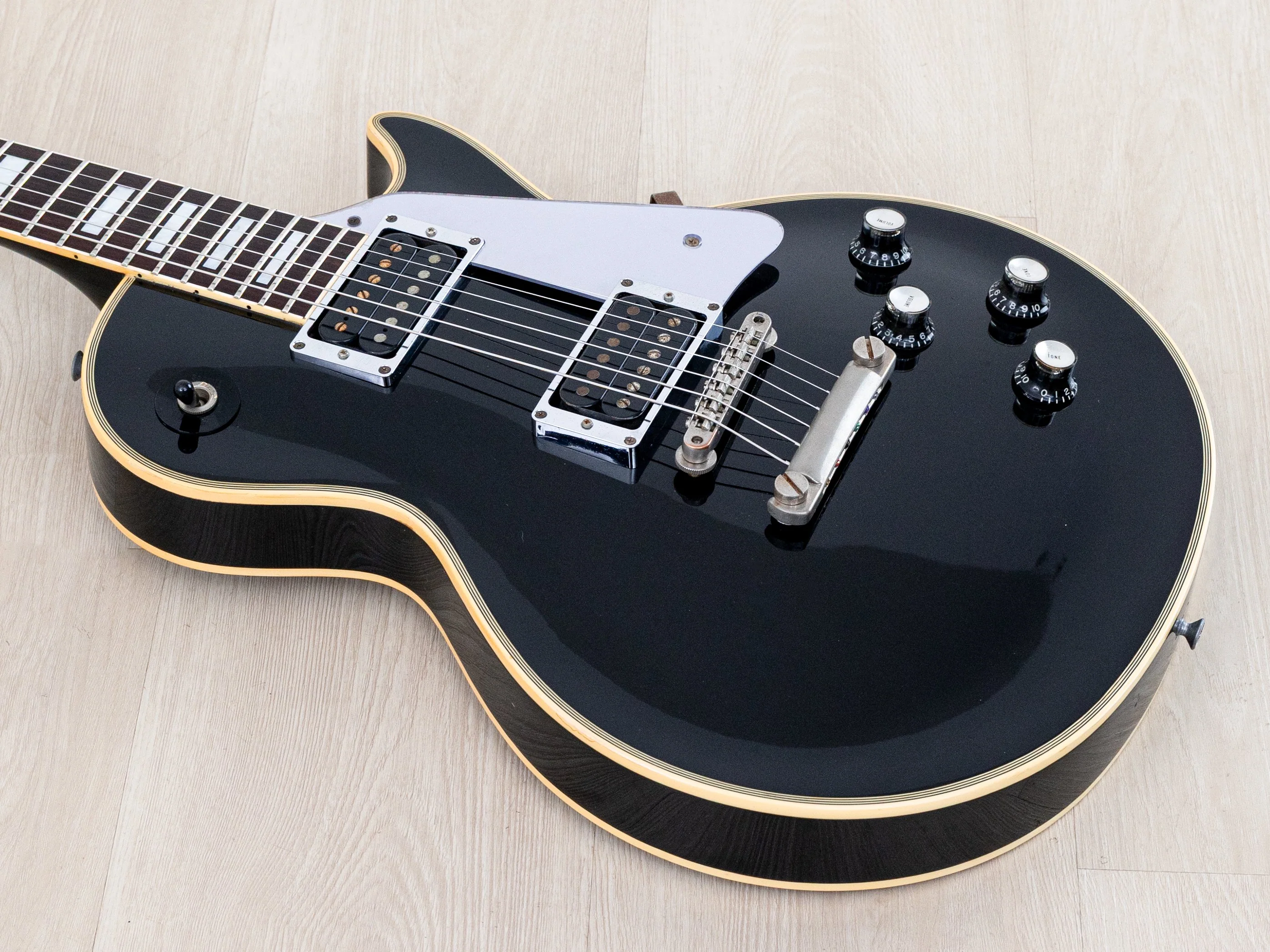 1987 Greco JS60 John Sykes Black Beauty Vintage Guitar, Japan Fujigen - Image 9