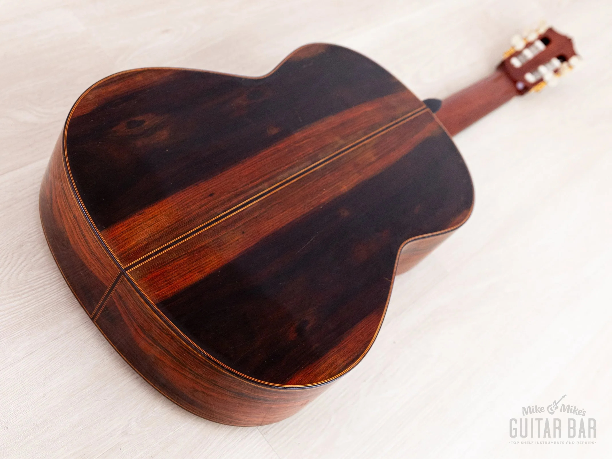 1987 Masaji Nobe Vintage Fan-Braced Classical Guitar, Spruce & Brazilian Rosewood w/ Case - Image 17