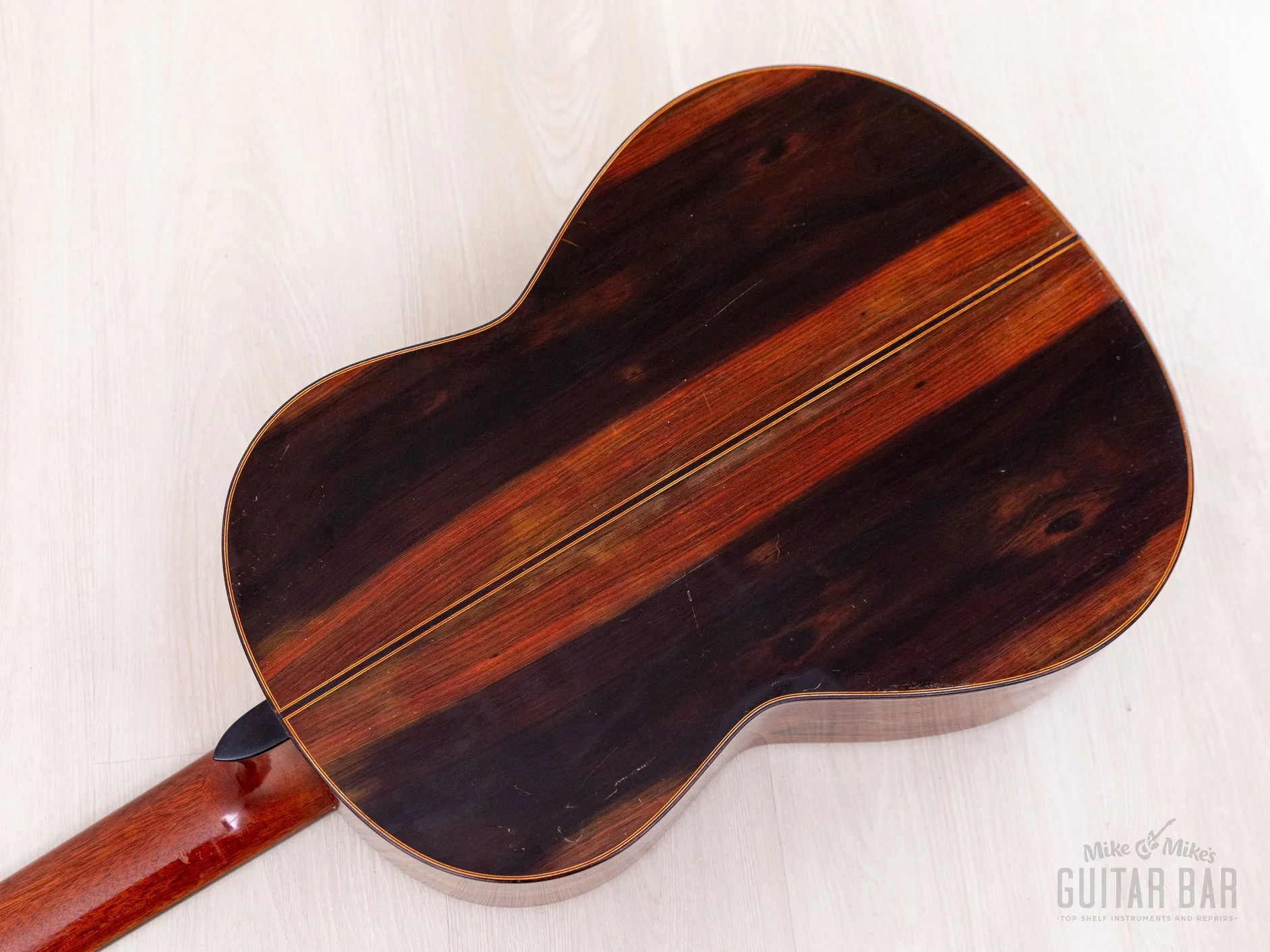 1987 Masaji Nobe Vintage Fan-Braced Classical Guitar, Spruce & Brazilian Rosewood w/ Case - Image 18