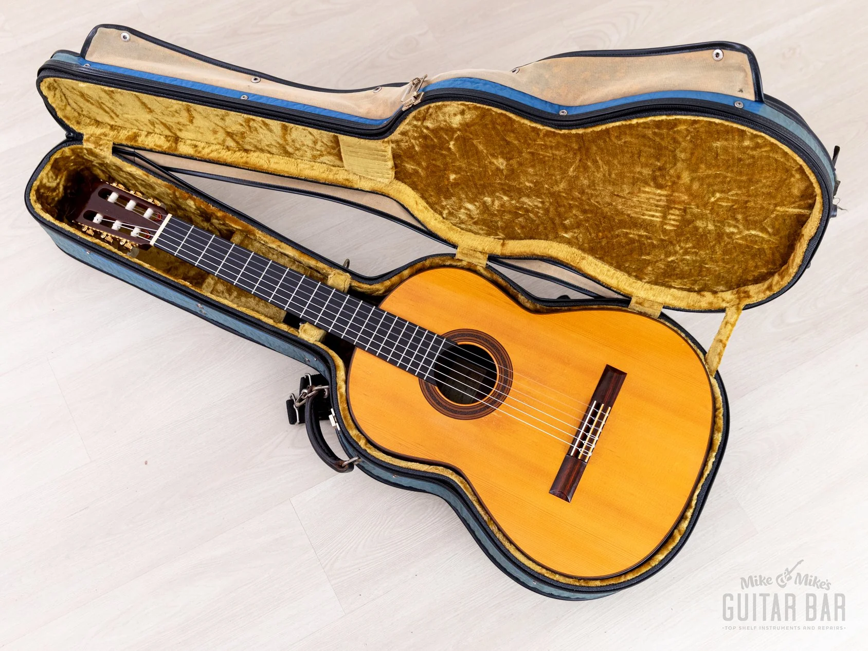 1987 Masaji Nobe Vintage Fan-Braced Classical Guitar, Spruce & Brazilian Rosewood w/ Case - Image 19