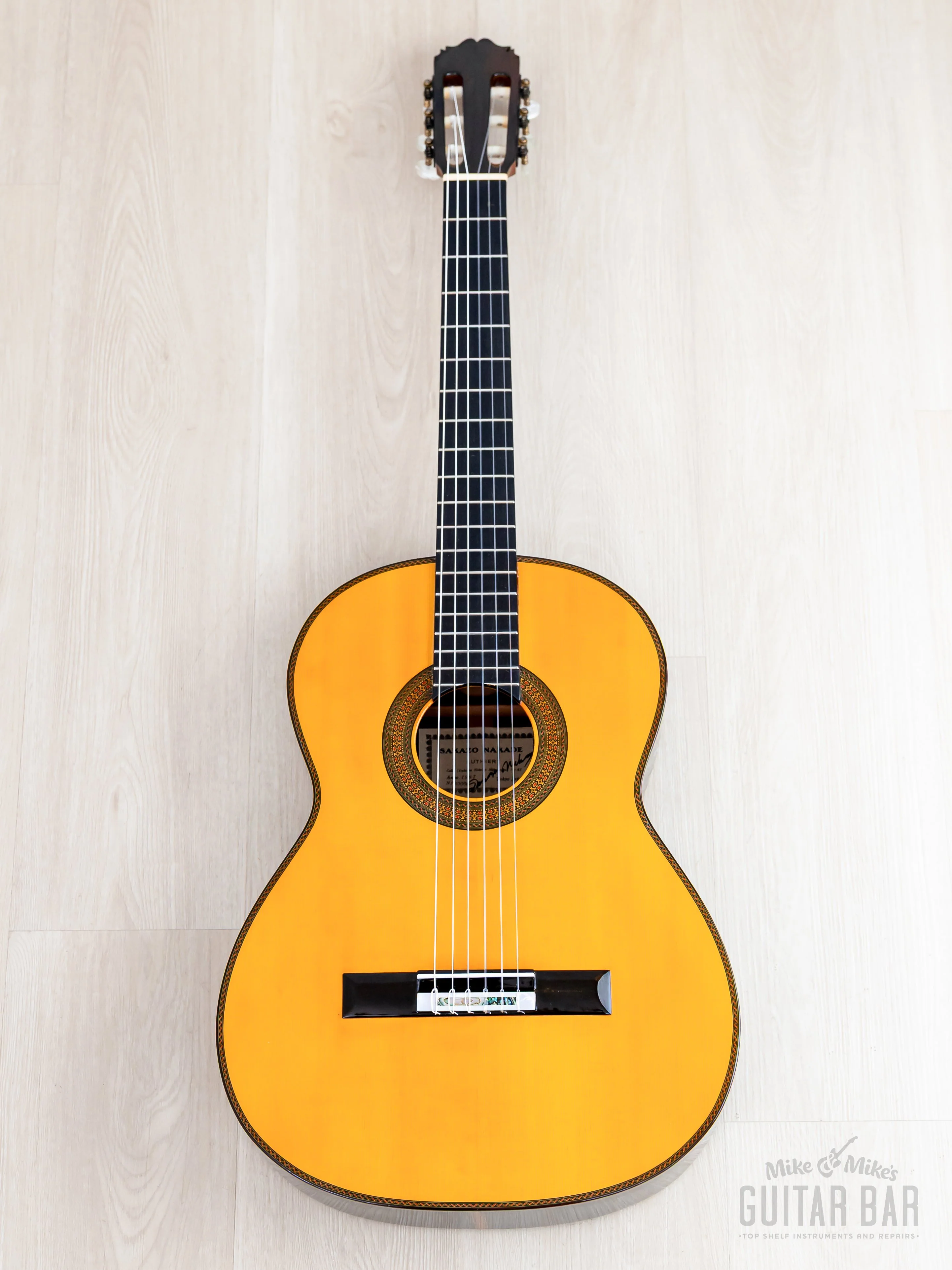 1987 Sakazo Nakade No. 5000 Vintage Classical Guitar German Spruce + Brazilian Rosewood w/ Case - Image 2