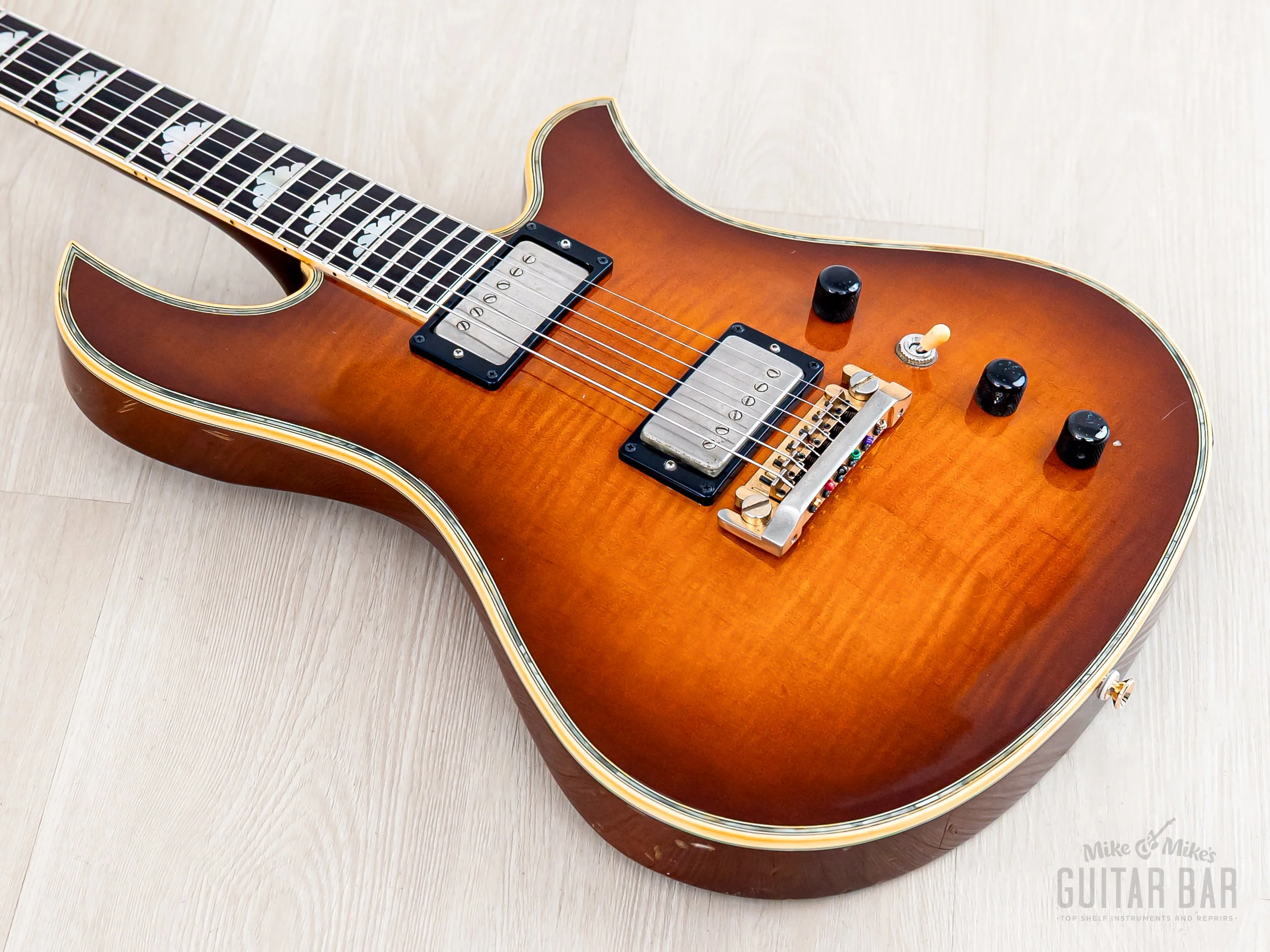 1988 B.C. Rich Eagle NJ Series Limited Edition EG-1501 Sunburst, Japan - Image 10
