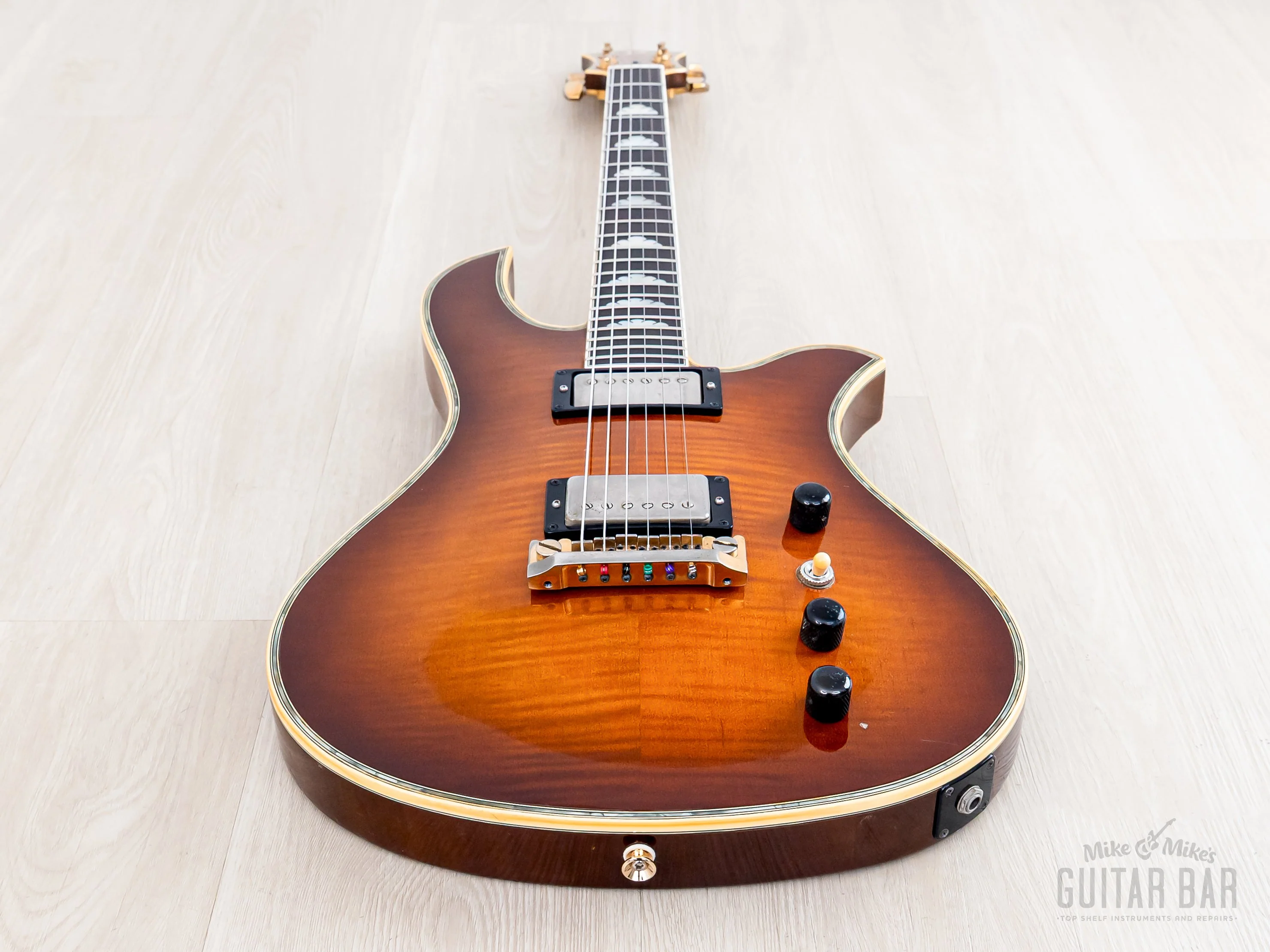 1988 B.C. Rich Eagle NJ Series Limited Edition EG-1501 Sunburst, Japan - Image 11