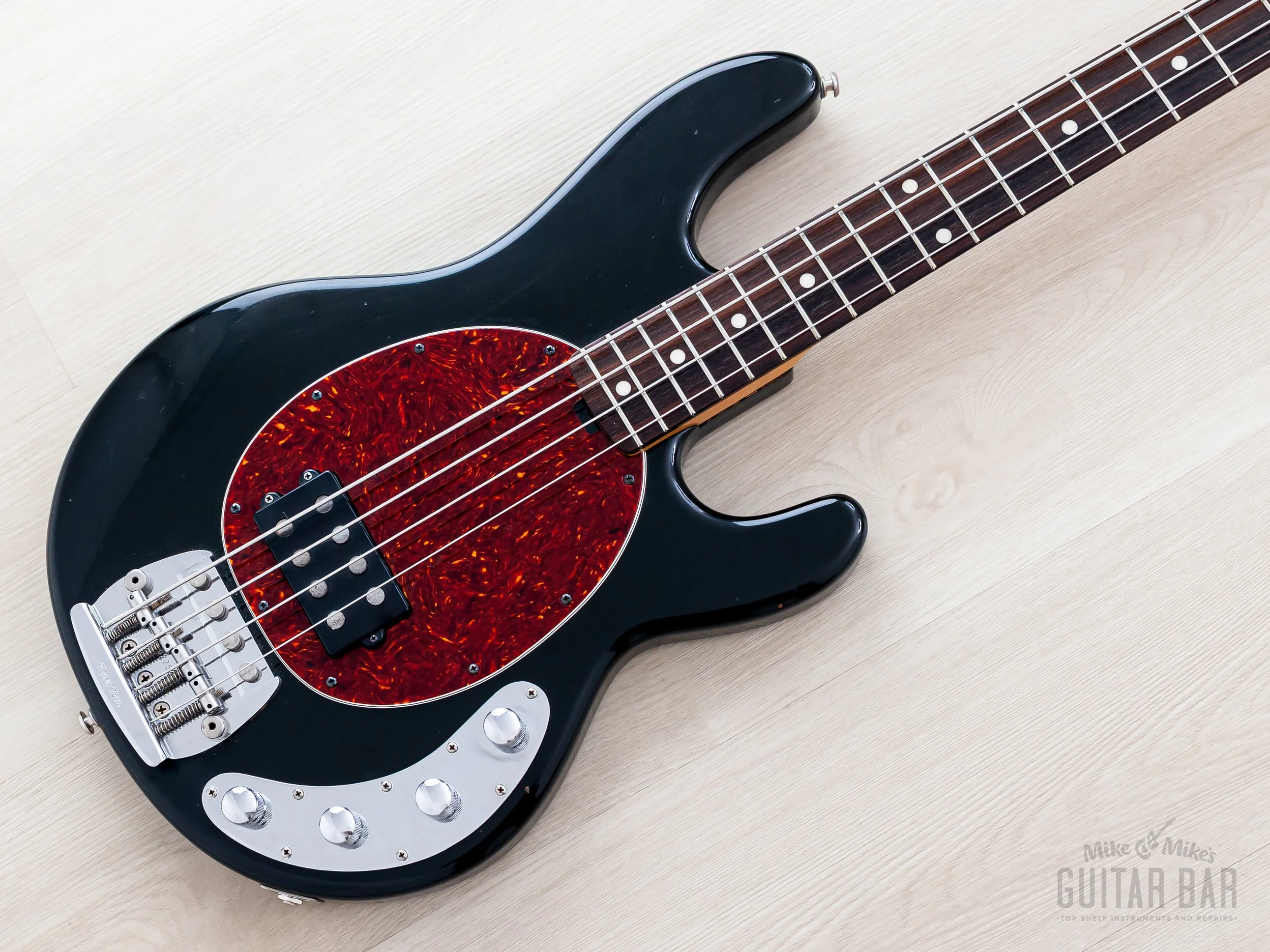1988 Ernie Ball Music Man StingRay 4 H Black, 100% Original w/ Case