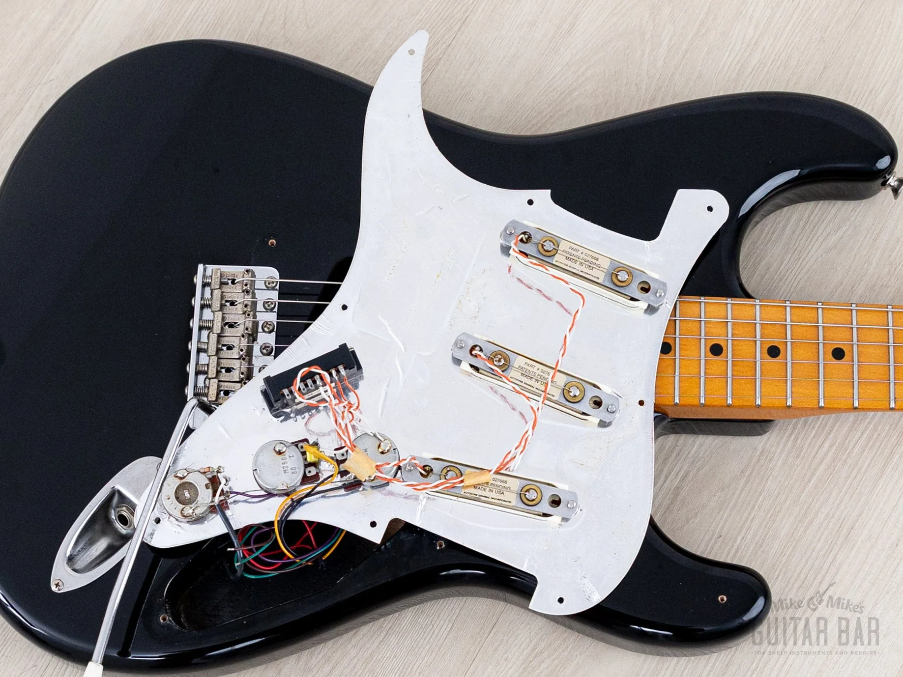 1988 Fender Stratocaster ‘54 Vintage Reissue ST54-85LS Blackie w/ Lace Sensor, Japan MIJ Fujigen - Image 19