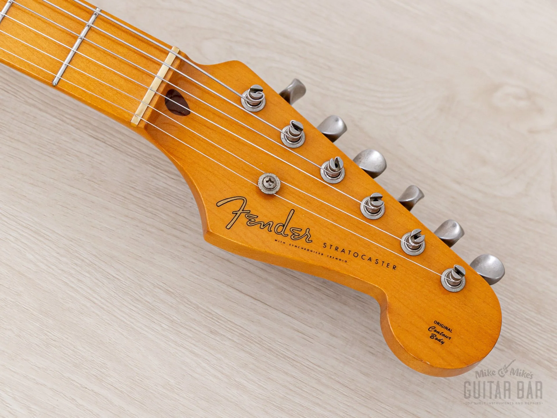 1988 Fender Stratocaster ‘54 Vintage Reissue ST54-85LS Blackie w/ Lace Sensor, Japan MIJ Fujigen - Image 4
