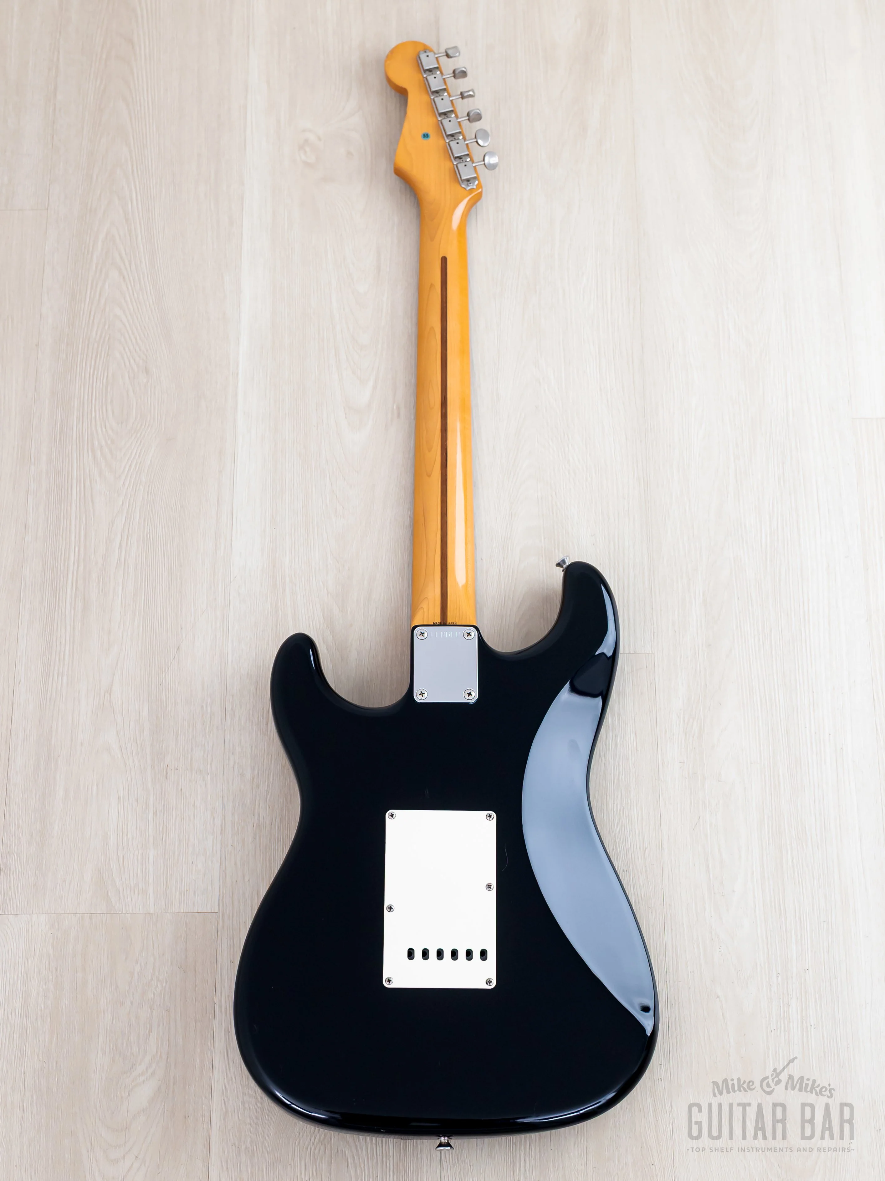 1988 Fender Stratocaster ‘57 Vintage Reissue ST57-55 Black w/ Hangtag, Japan MIJ Fujigen - Image 3