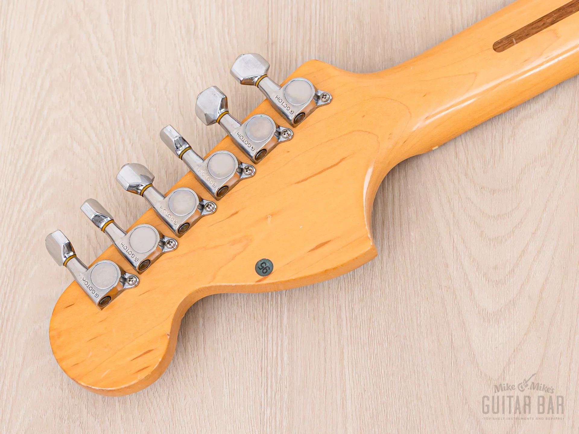 1988 Fender Stratocaster ST72-95DM Yngwie Malmsteen-Spec Natural Ash w/ Scalloped Board & DiMarzio, Japan MIJ Fujigen - Image 5