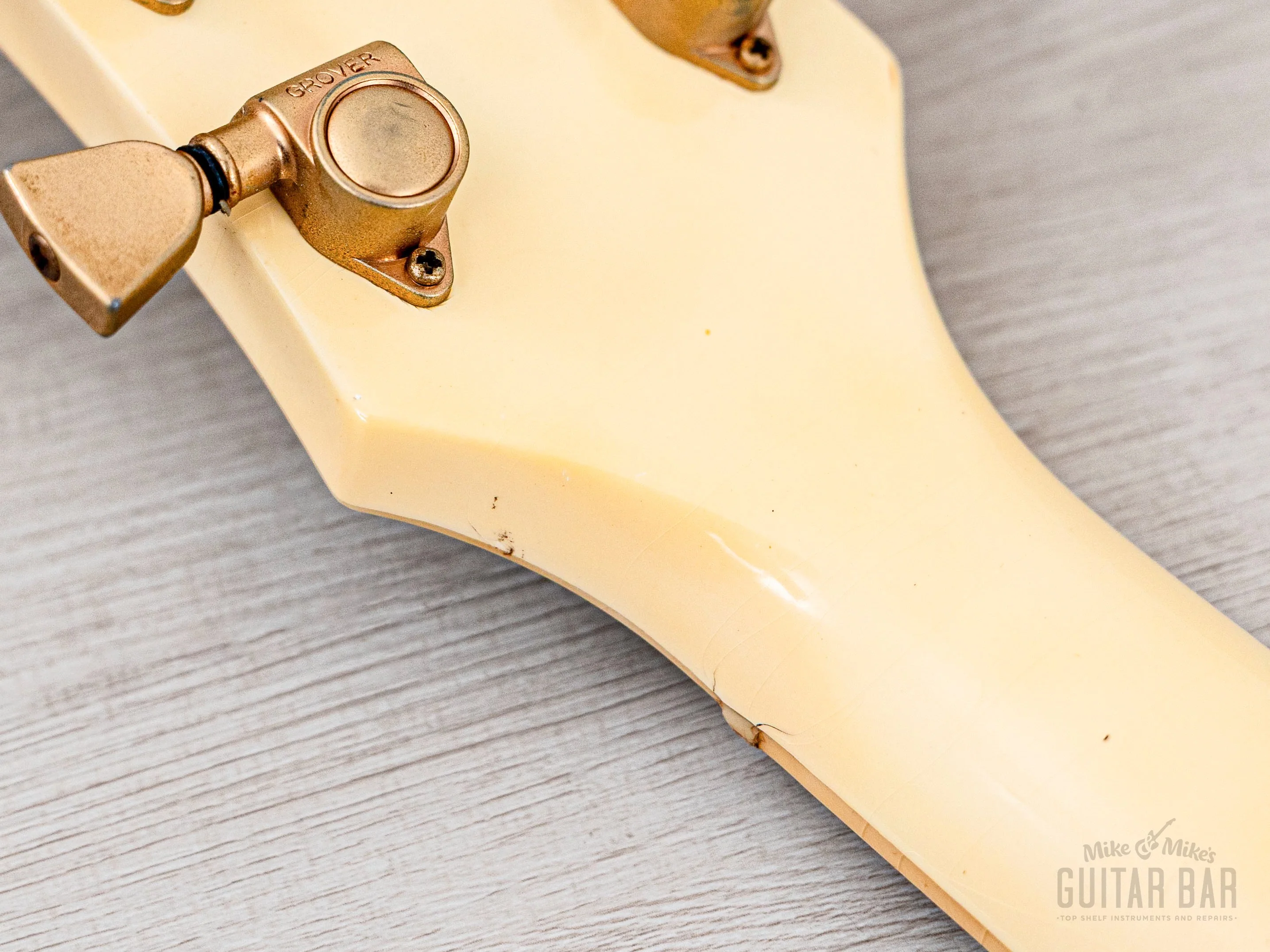 1988 Gibson Les Paul Custom Vintage Guitar Alpine White w/ Bigsby B7, Tim Shaw PAFs & Case - Image 6