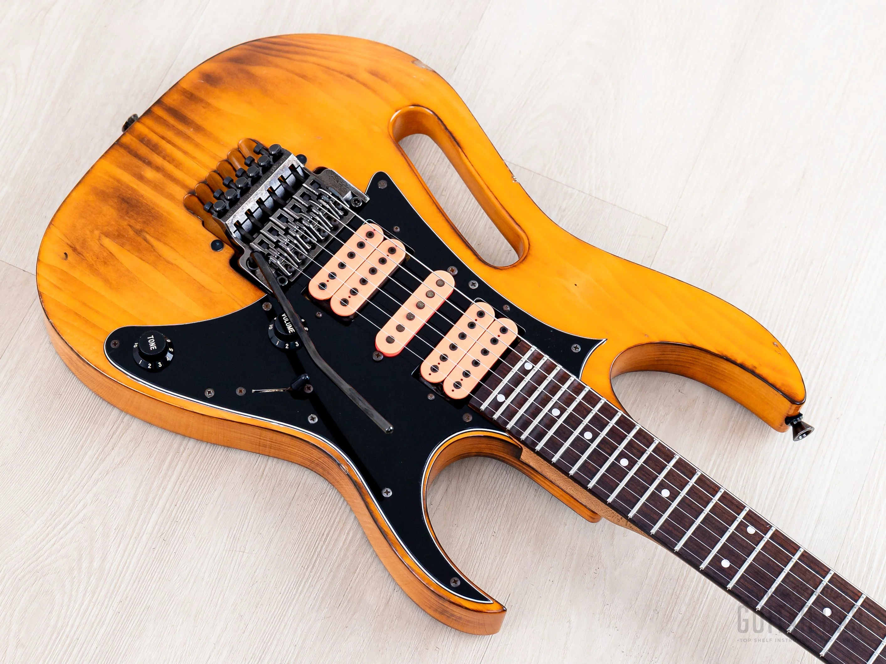 1988 Ibanez JEM7-RB Root Beer Steve Vai Signature, 100% Original - Image 10