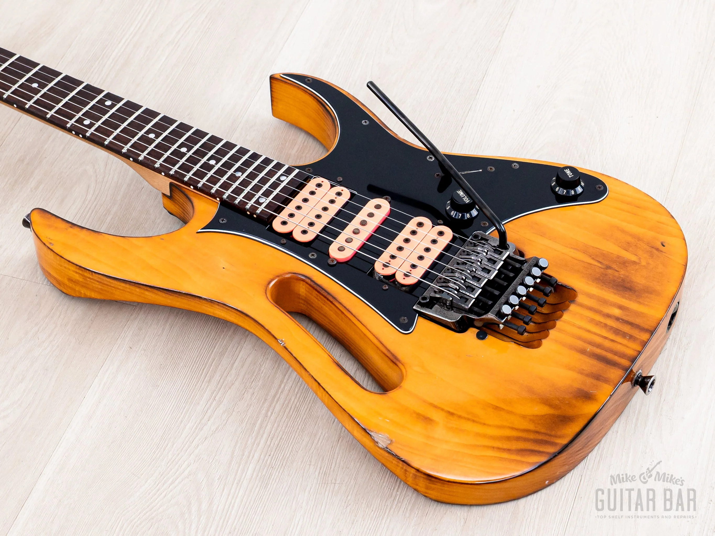 1988 Ibanez JEM7-RB Root Beer Steve Vai Signature, 100% Original - Image 11
