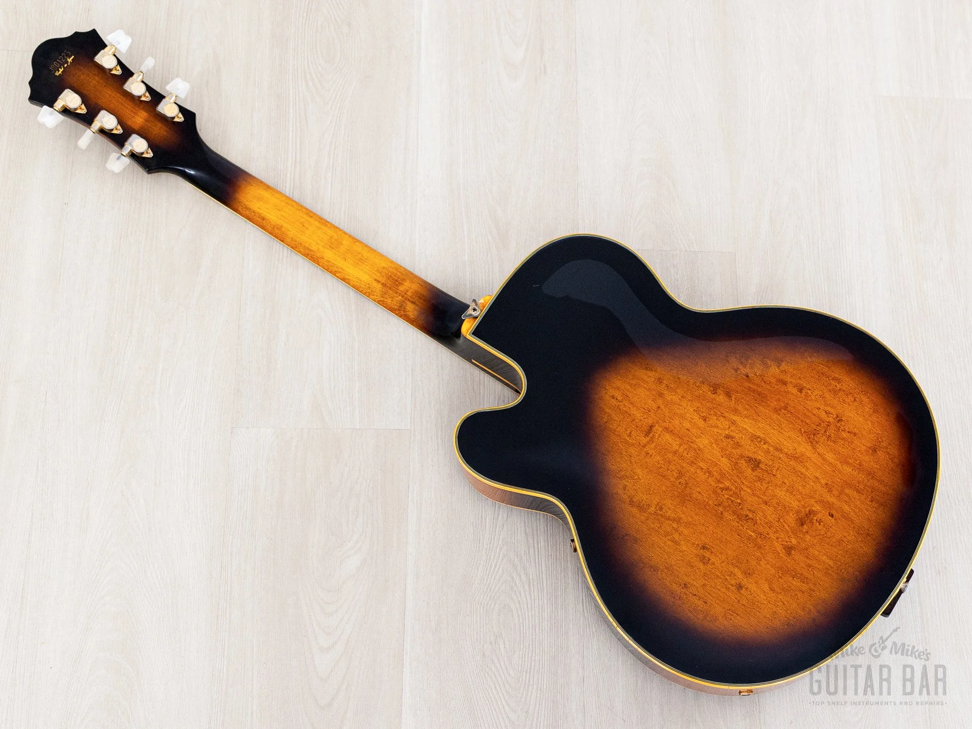 1988 Ibanez JP20 Joe Pass Signature Archtop Electric Guitar Sunburst w/ Super 58, Case - Image 15