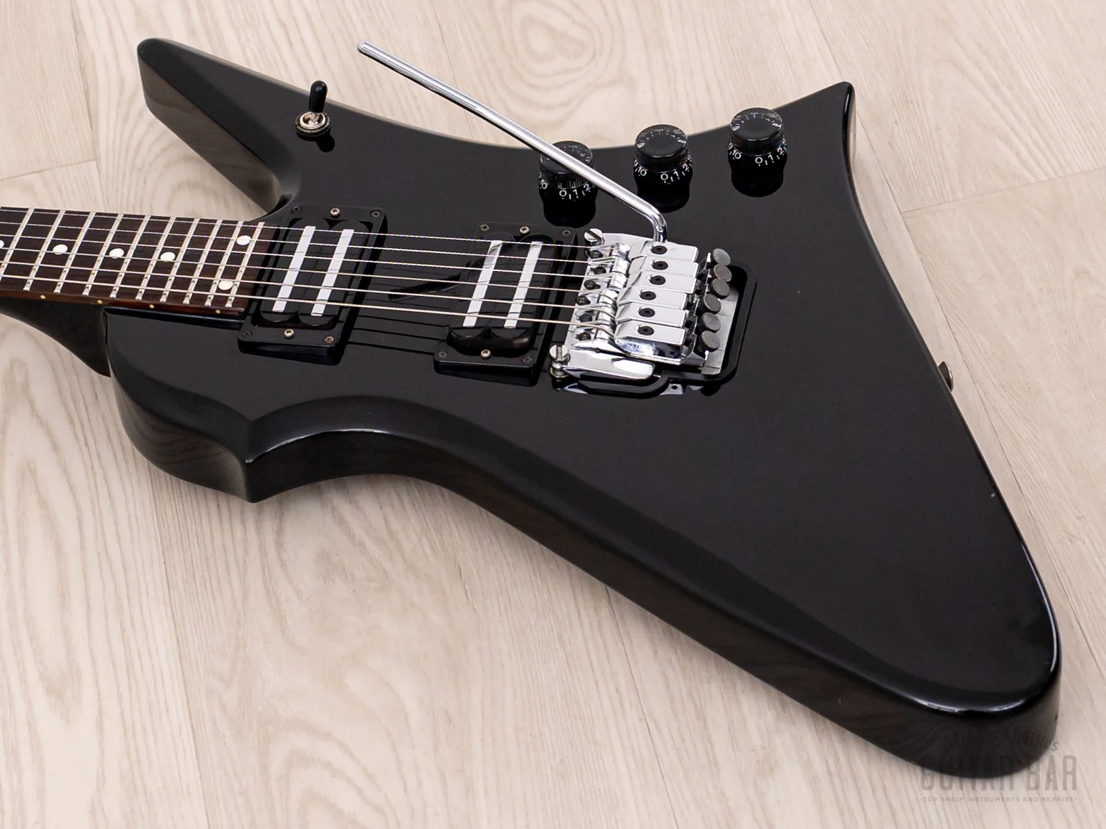 1988 Yamaha HR-III Vintage Guitar Black, Kyoji Yamamoto Bow Wow - Image 10