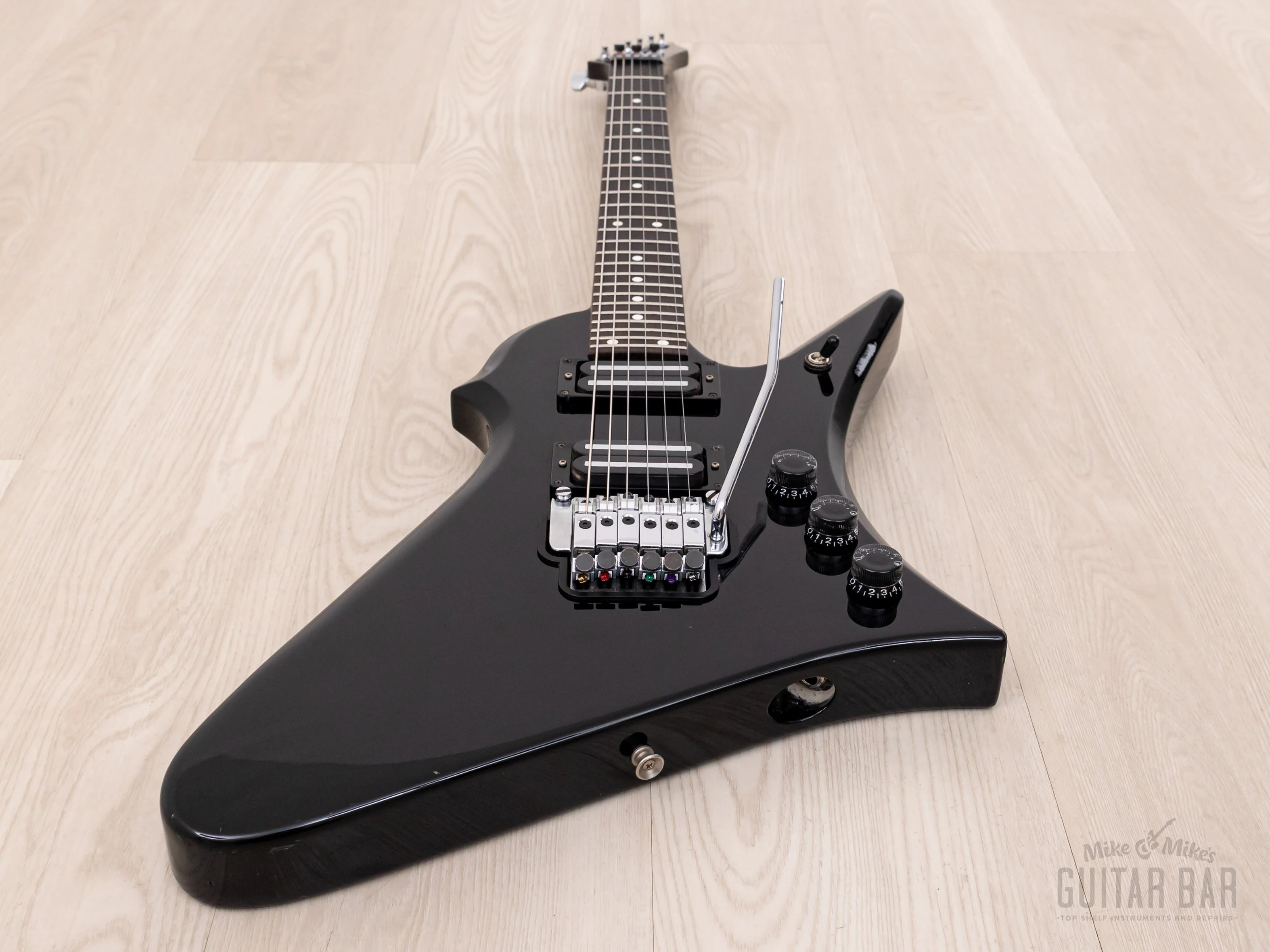 1988 Yamaha HR-III Vintage Guitar Black, Kyoji Yamamoto Bow Wow - Image 11