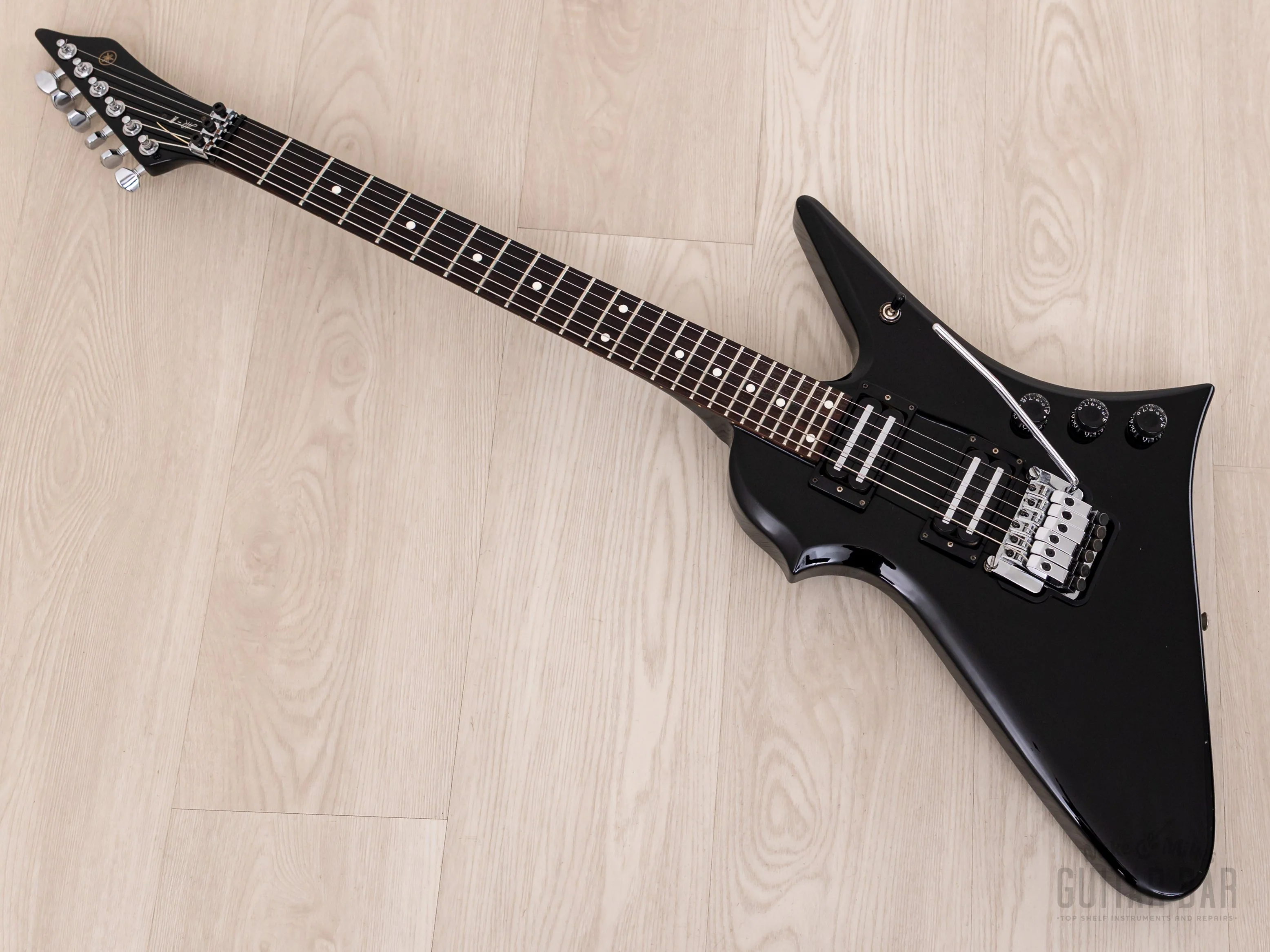 1988 Yamaha HR-III Vintage Guitar Black, Kyoji Yamamoto Bow Wow - Image 12