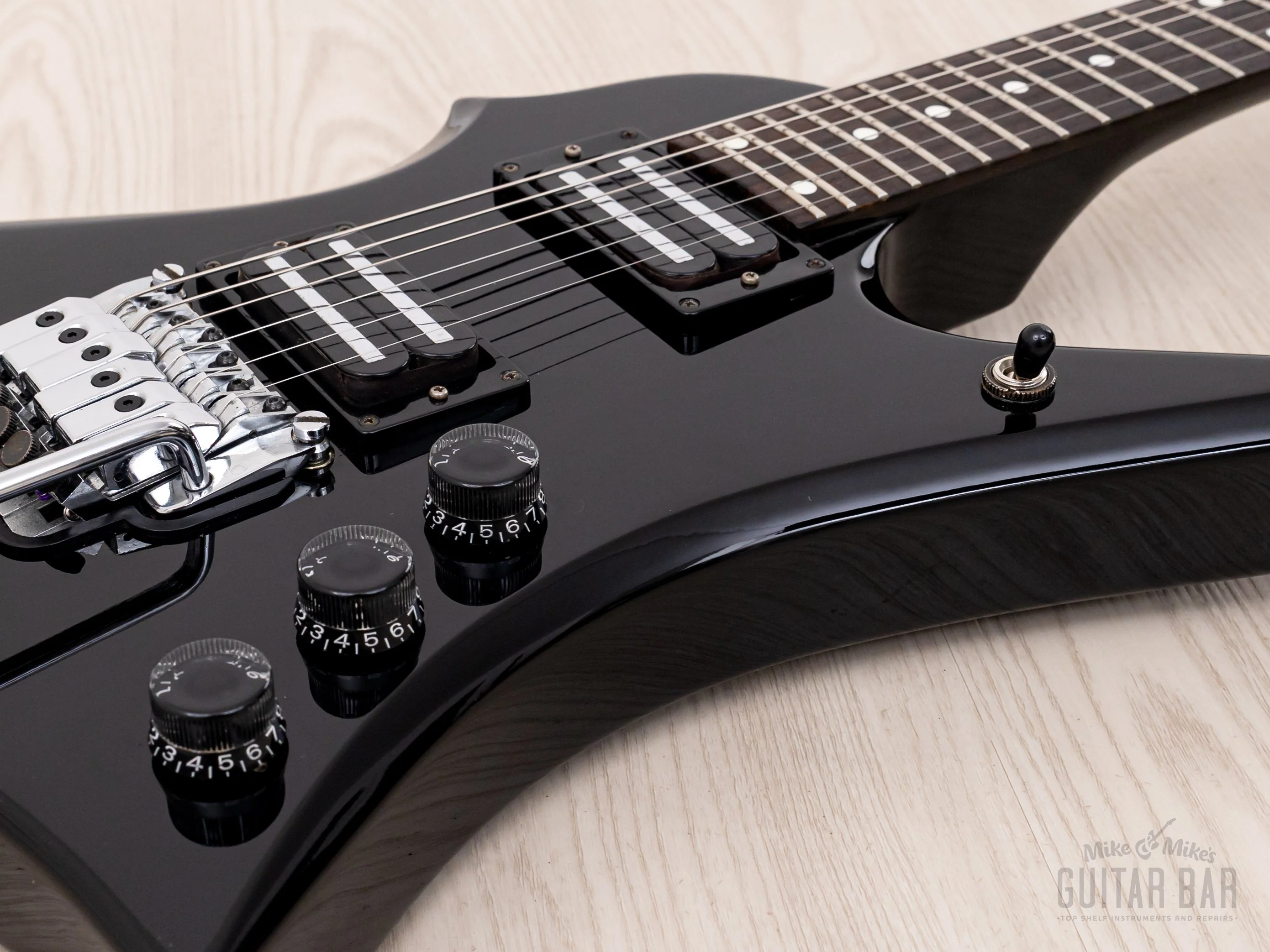 1988 Yamaha HR-III Vintage Guitar Black, Kyoji Yamamoto Bow Wow - Image 6