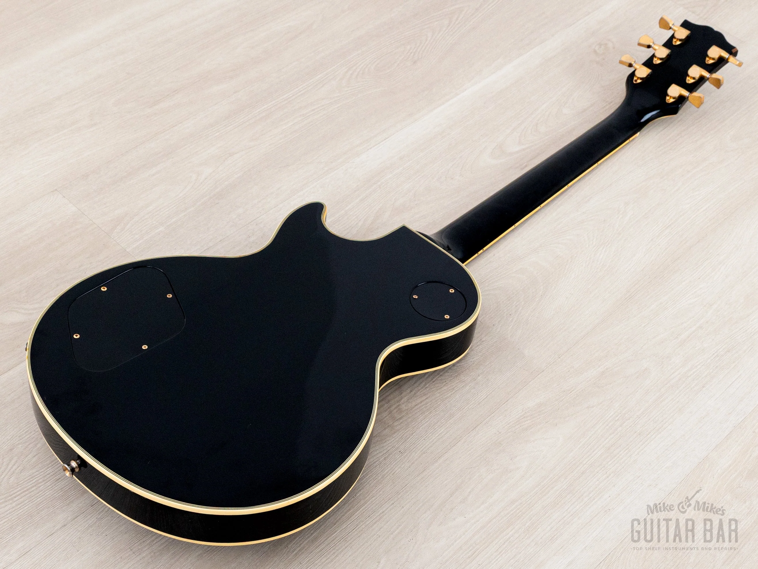 1989 Burny Black Beauty Custom '57 Model RLC-65 3 Pickup w/ VH-3 Pickups, Japan Fernandes - Image 13