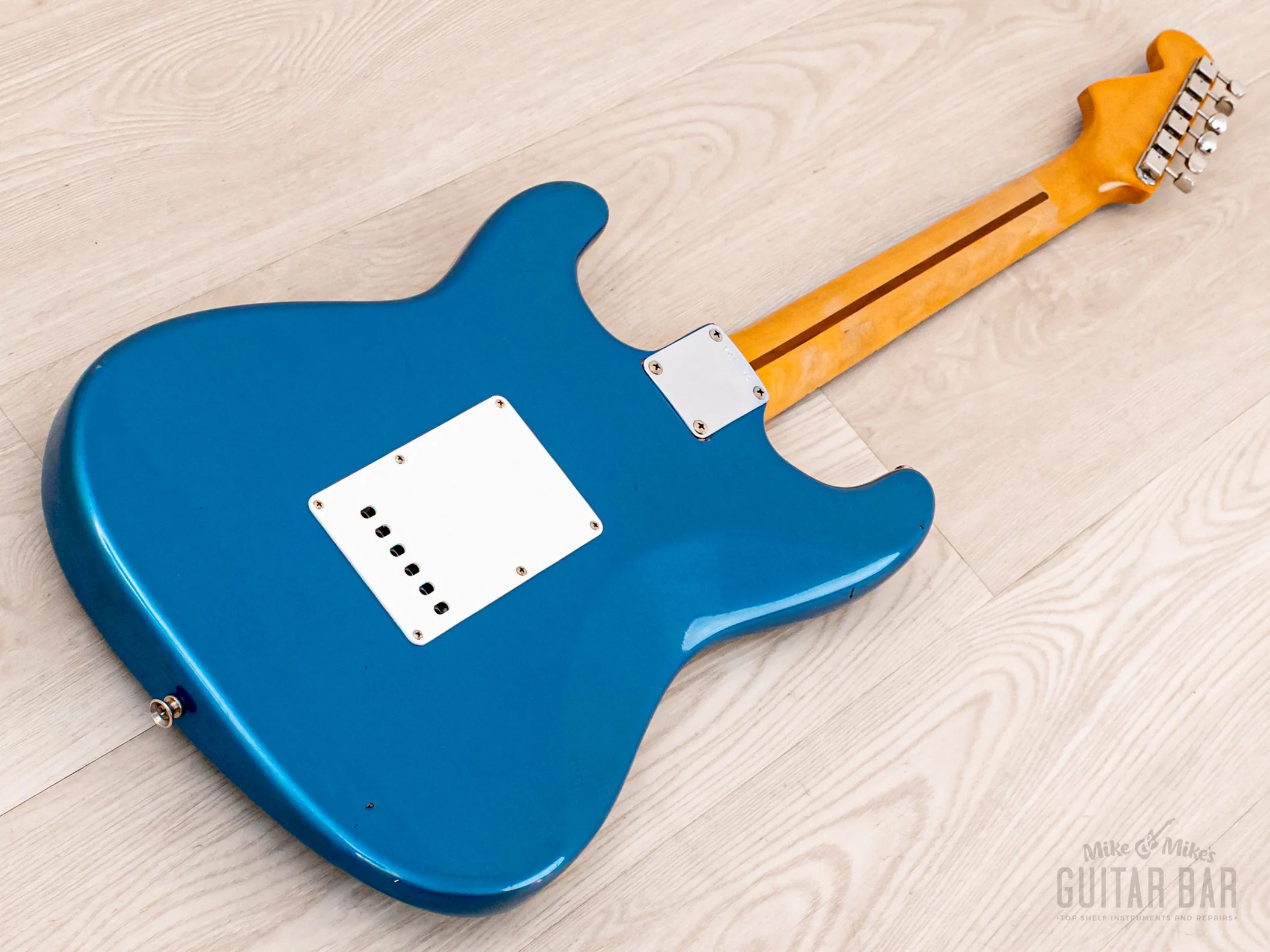 1989 Fender American Vintage '57 Stratocaster, Lake Placid Blue w/ Custom Shop Fat 50s & Tweed Case - Image 13