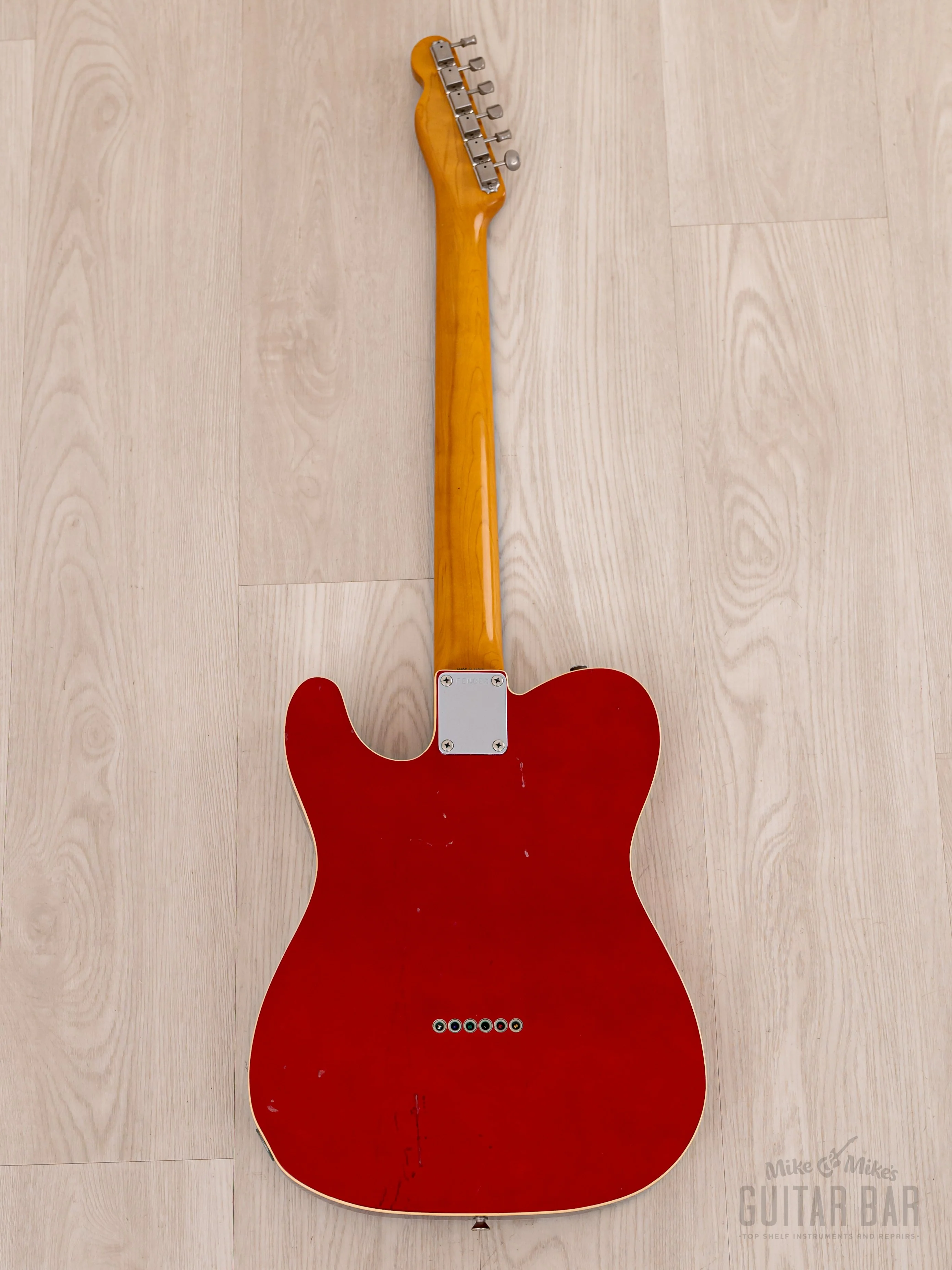 1989 Fender Telecaster Custom ‘62 Vintage Reissue TL62B-650 Candy Apple Red A-serial, Japan MIJ Fujigen - Image 3