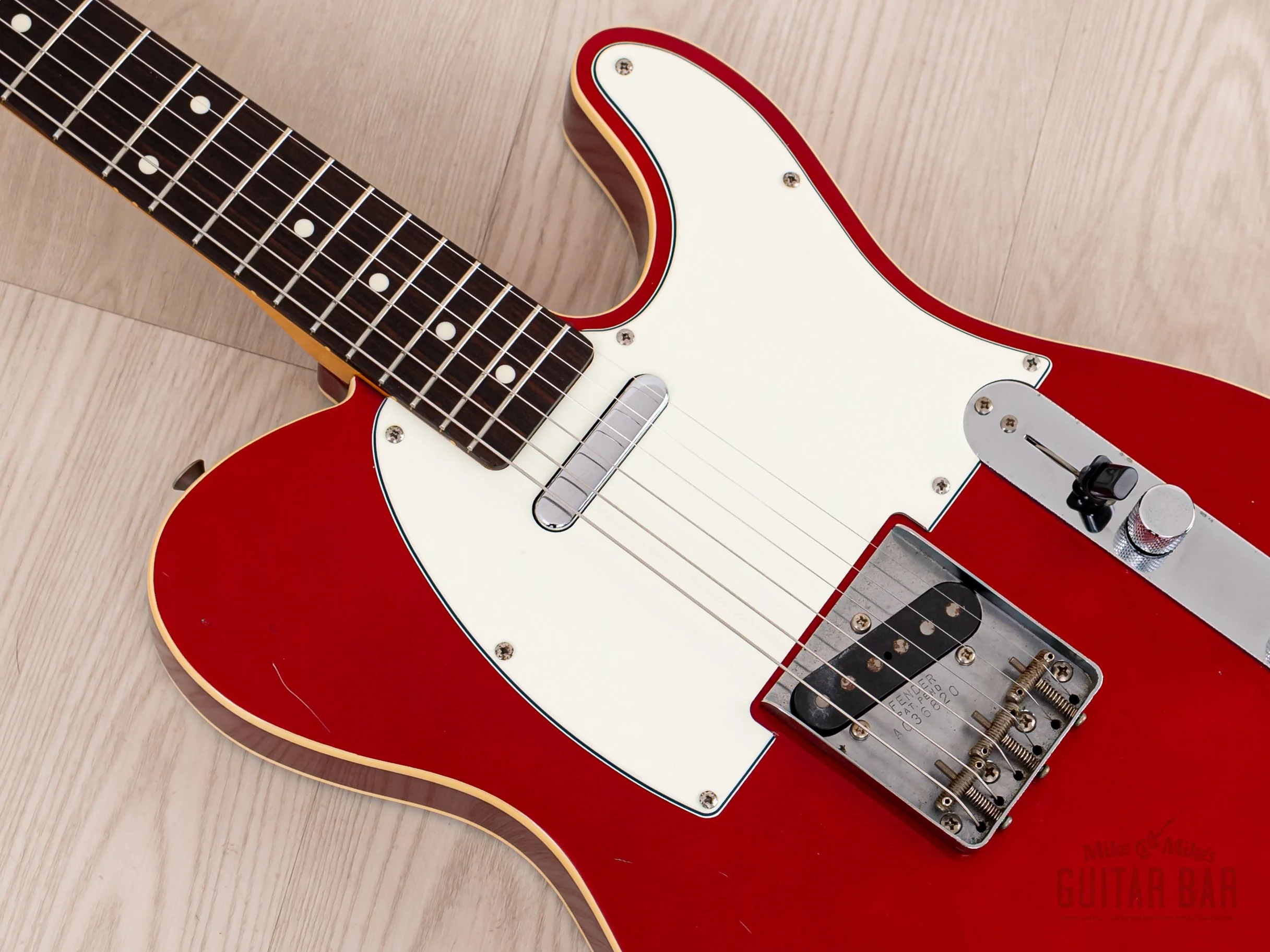 1989 Fender Telecaster Custom ‘62 Vintage Reissue TL62B-650 Candy Apple Red A-serial, Japan MIJ Fujigen - Image 7