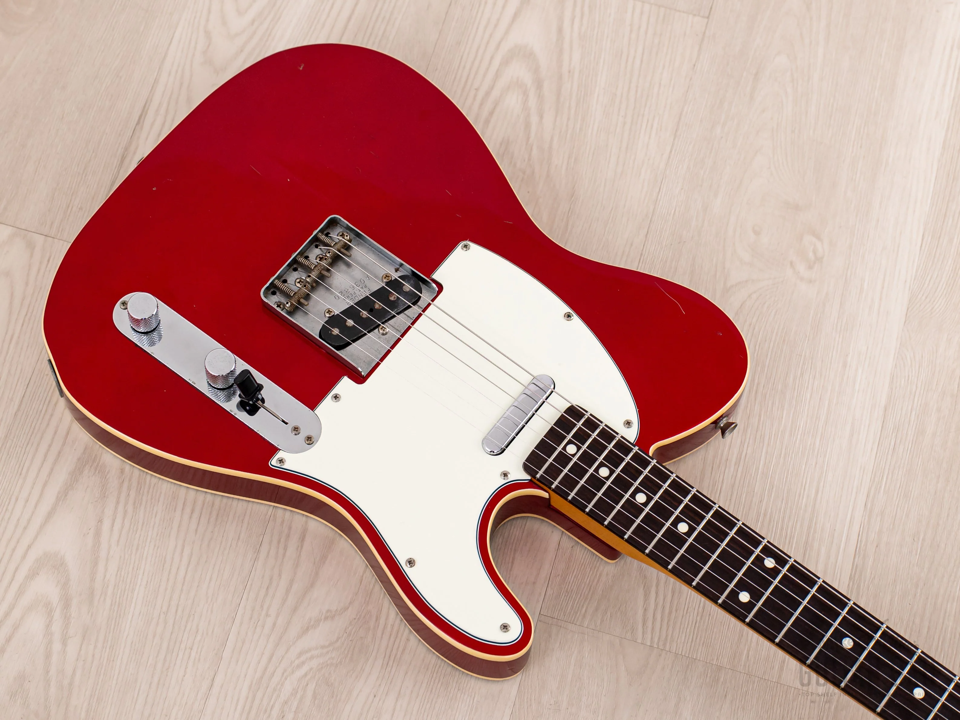 1989 Fender Telecaster Custom ‘62 Vintage Reissue TL62B-650 Candy Apple Red A-serial, Japan MIJ Fujigen - Image 9