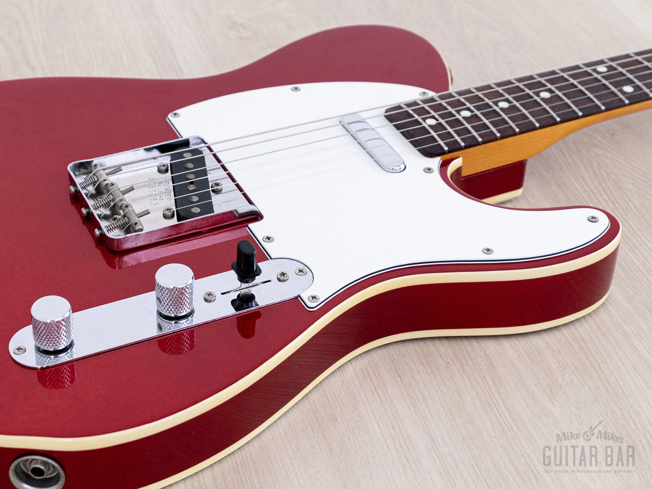 1989 Fender Telecaster Custom ‘62 Vintage Reissue TL62B-70 Candy Apple Red A-serial, Japan MIJ Fujigen - Image 6