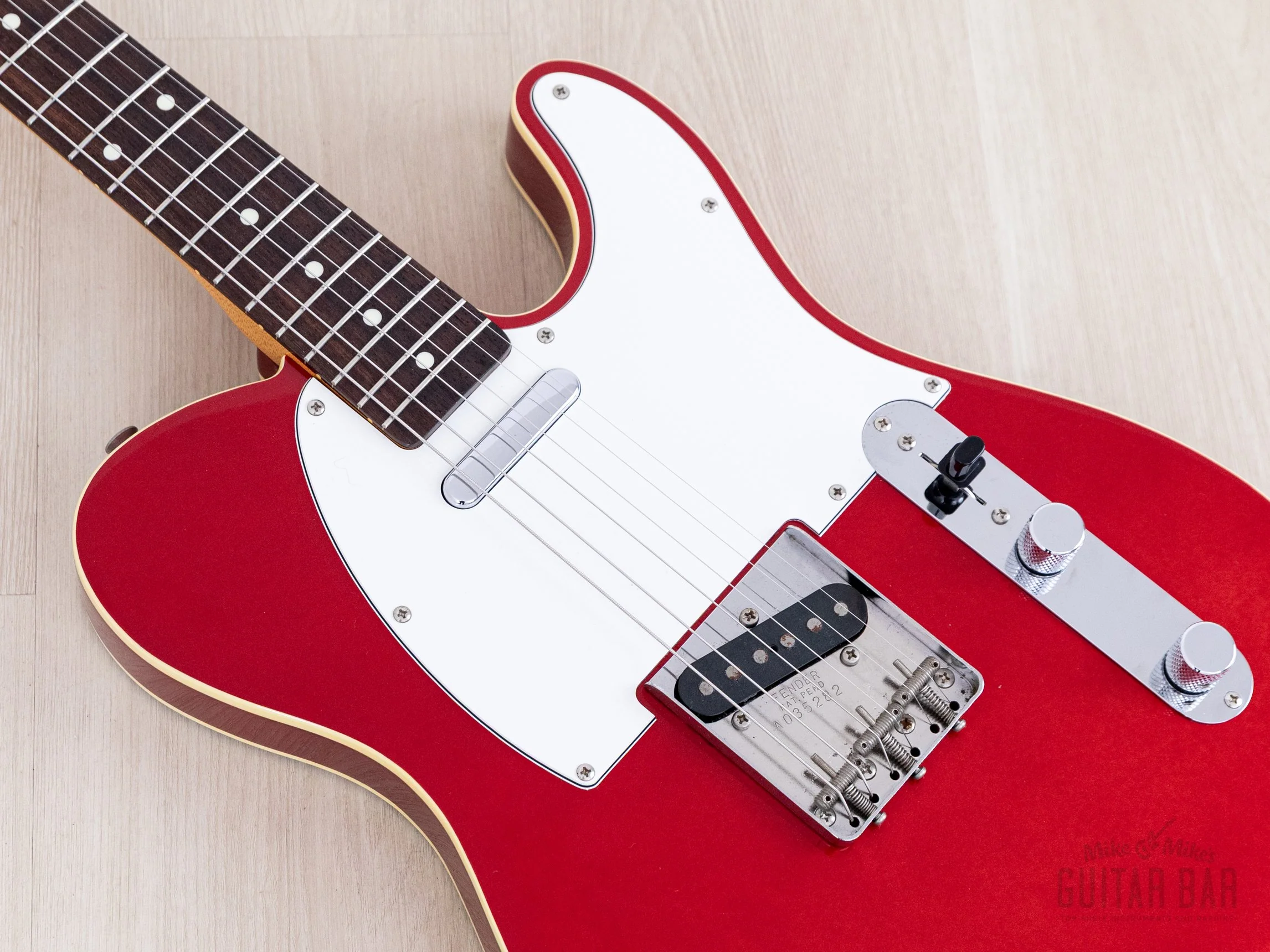 1989 Fender Telecaster Custom ‘62 Vintage Reissue TL62B-70 Candy Apple Red A-serial, Japan MIJ Fujigen - Image 7