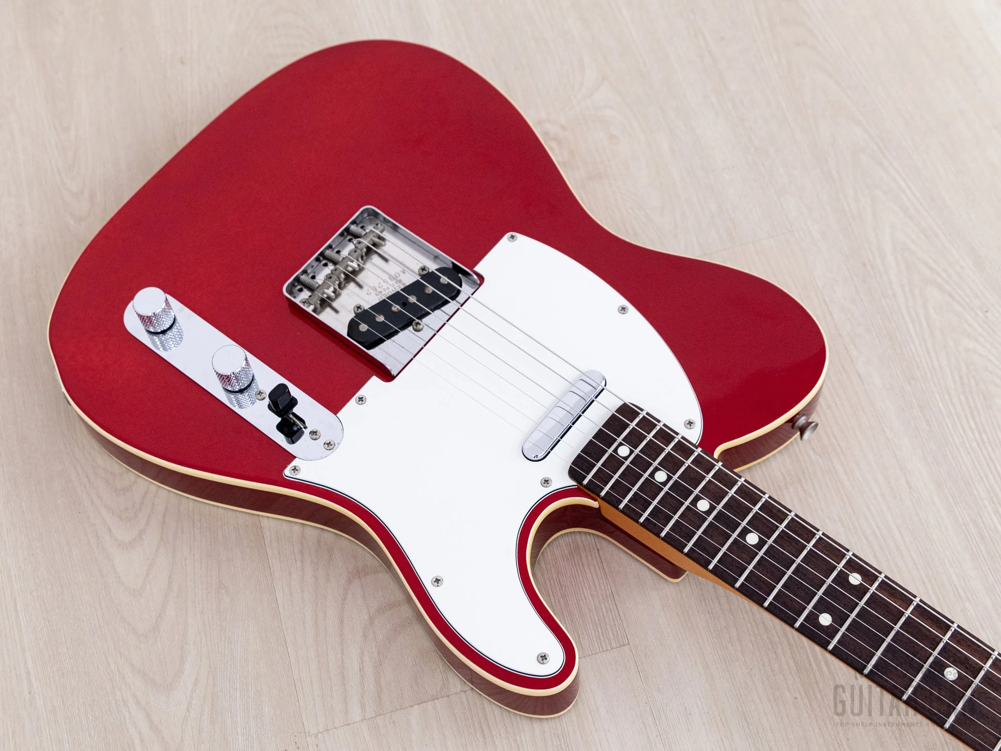 1989 Fender Telecaster Custom ‘62 Vintage Reissue TL62B-70 Candy Apple Red A-serial, Japan MIJ Fujigen - Image 8