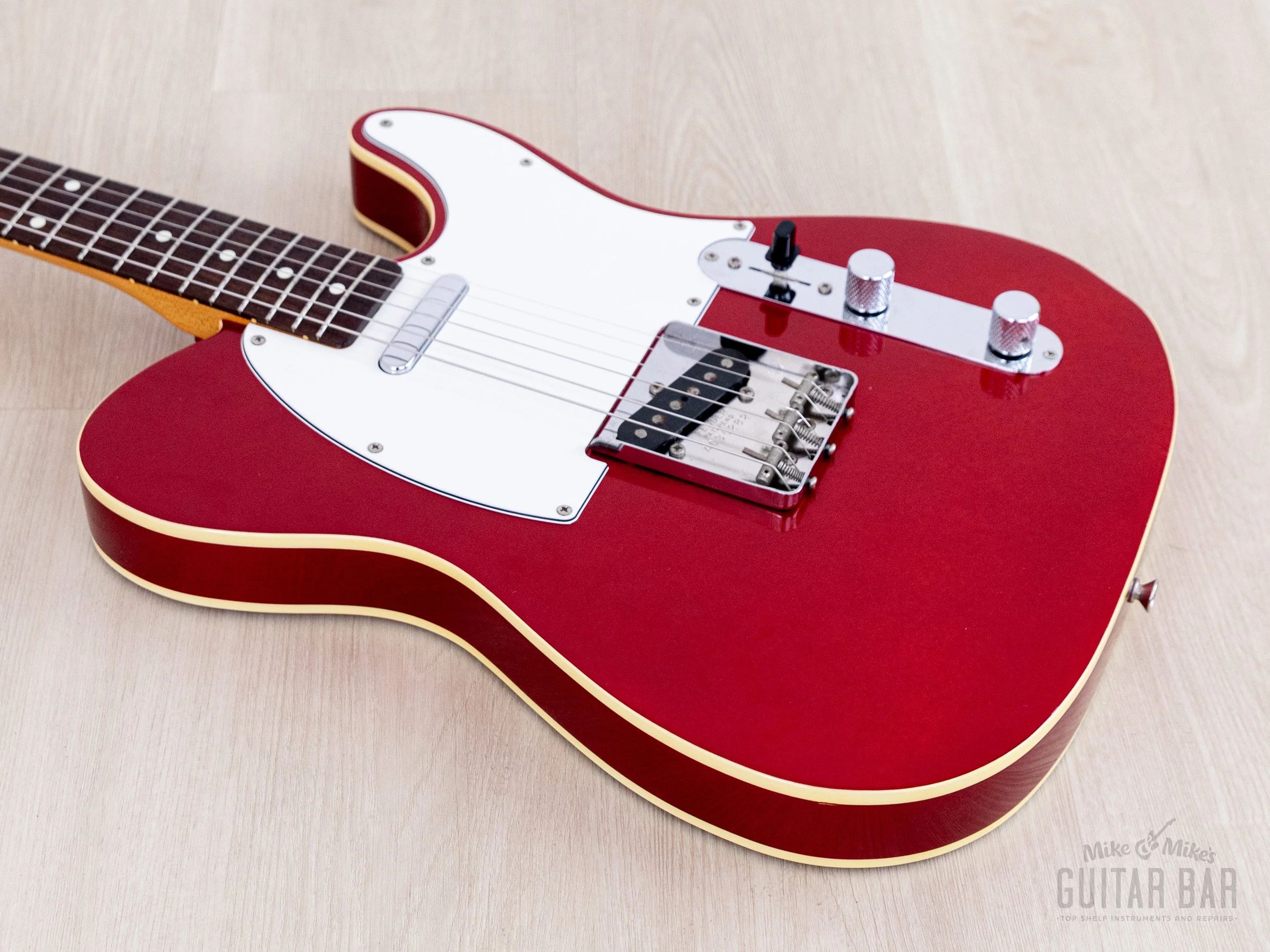 1989 Fender Telecaster Custom ‘62 Vintage Reissue TL62B-70 Candy Apple Red A-serial, Japan MIJ Fujigen - Image 9