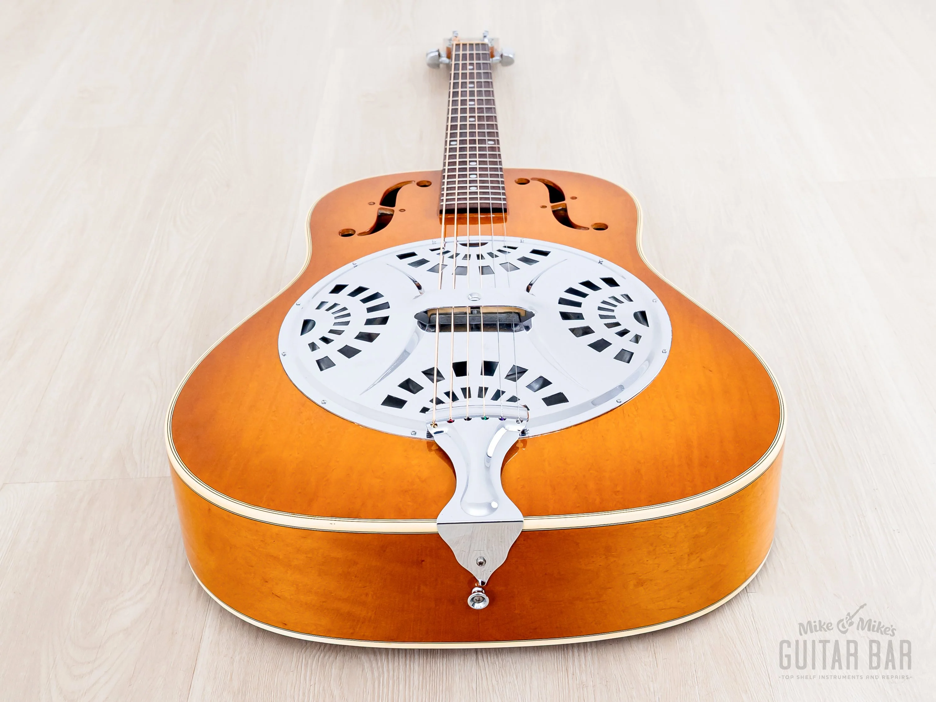 1989 Greco D-800 Vintage Single Cone Resonator Acoustic Guitar - Image 11