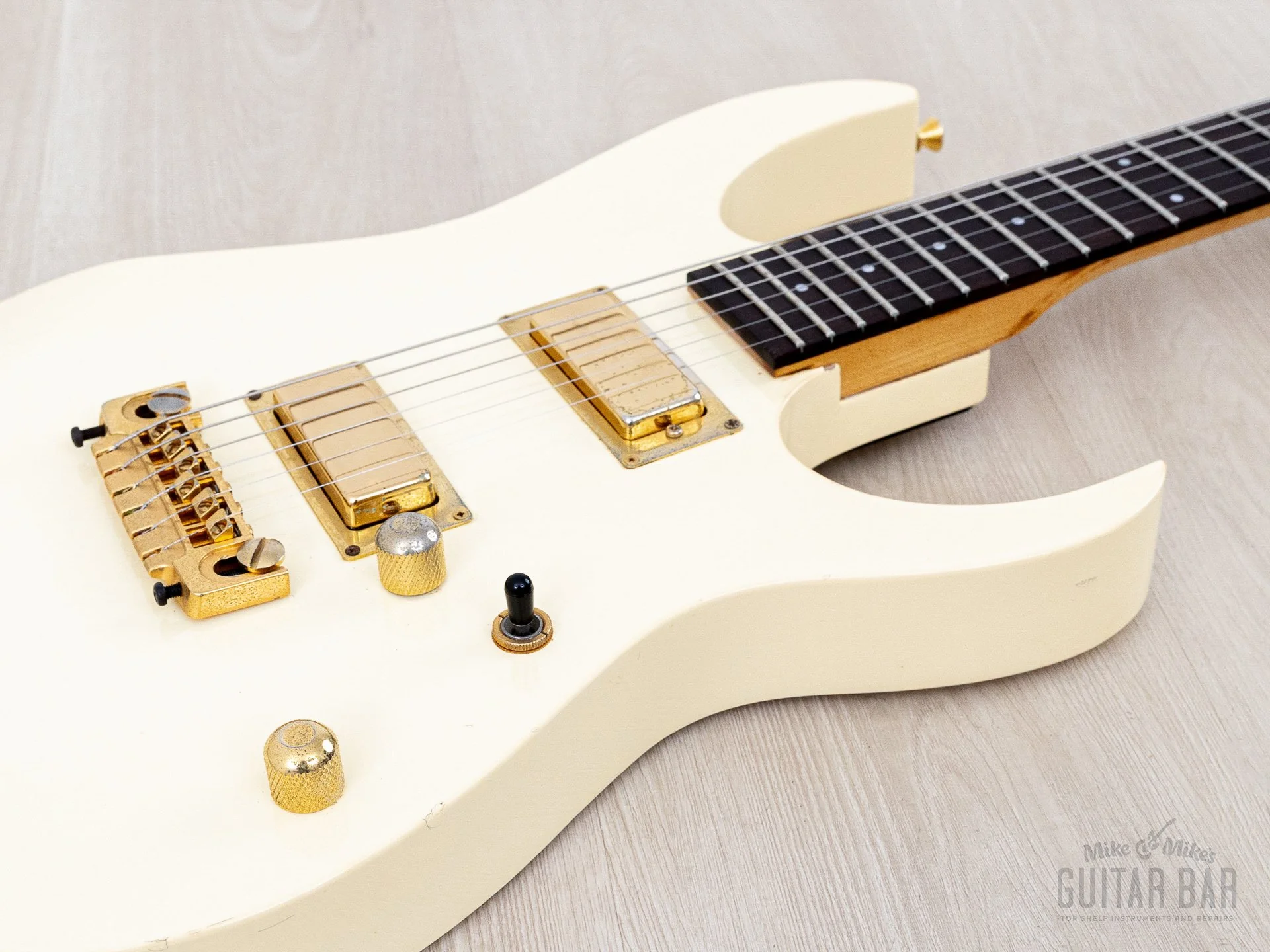1991 Ibanez Spot Model RG511 Non-Catalog HH Vintage Guitar w/ Mini Humbuckers - Image 6