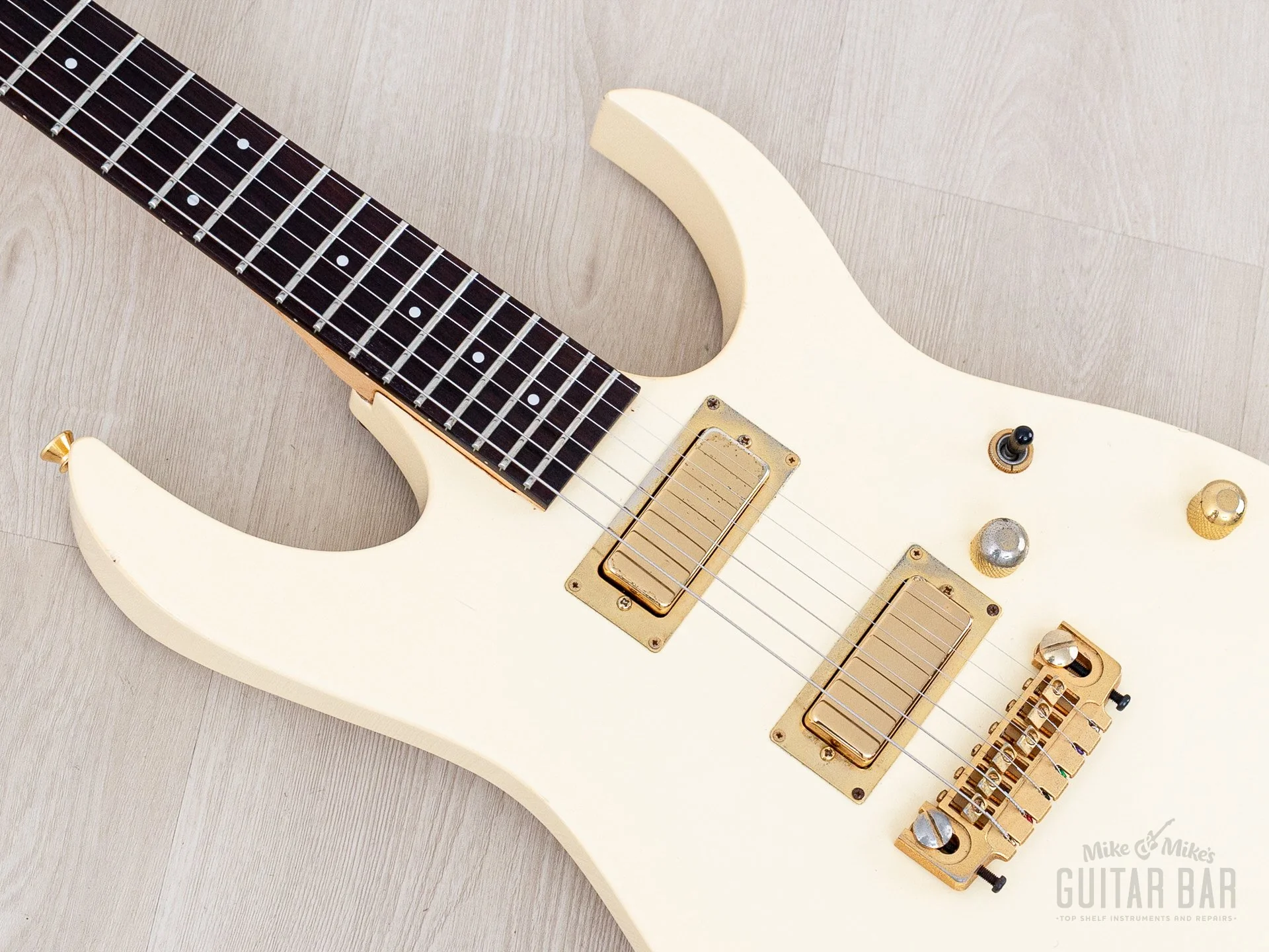 1991 Ibanez Spot Model RG511 Non-Catalog HH Vintage Guitar w/ Mini Humbuckers - Image 7