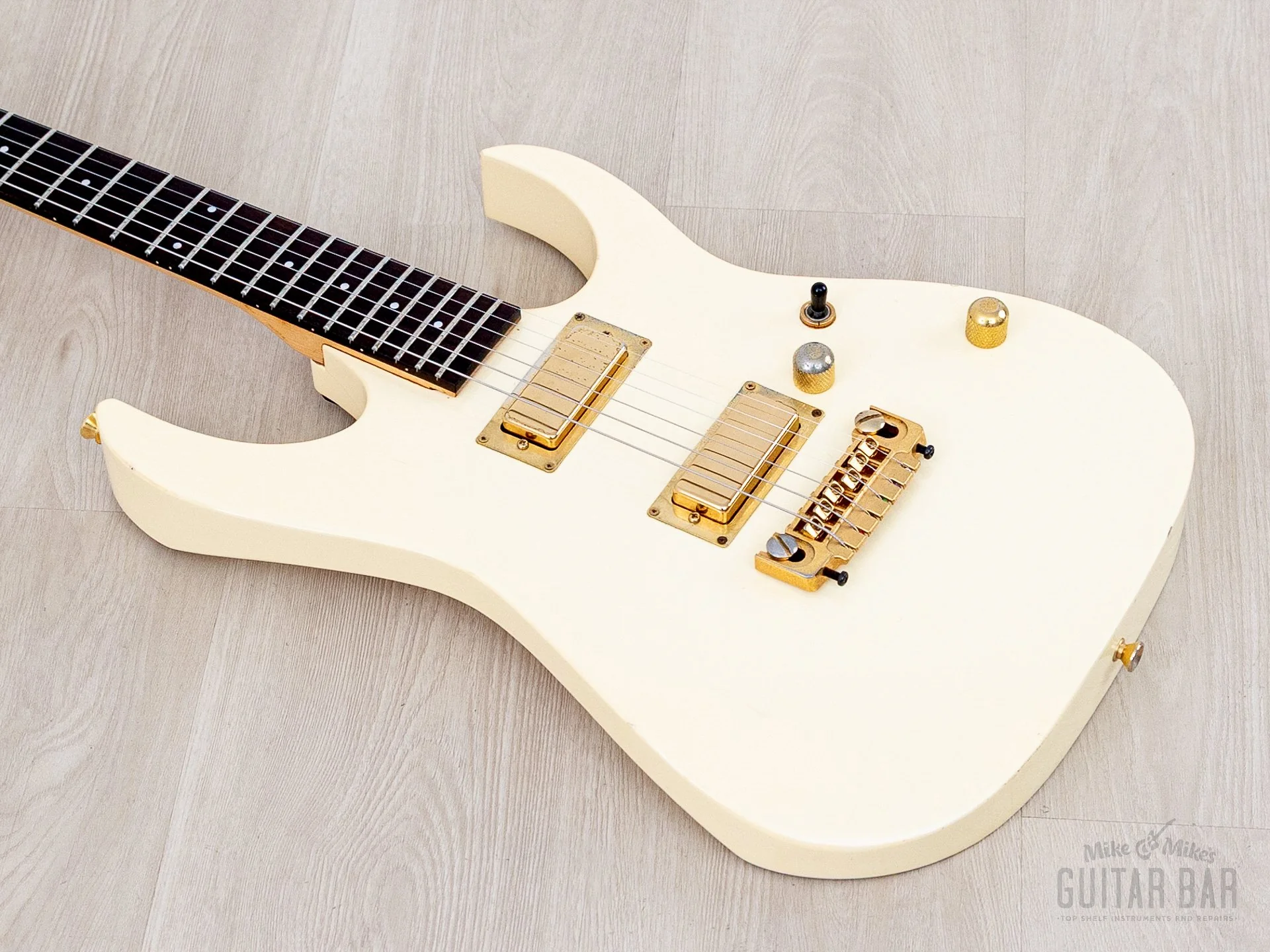 1991 Ibanez Spot Model RG511 Non-Catalog HH Vintage Guitar w/ Mini Humbuckers - Image 9